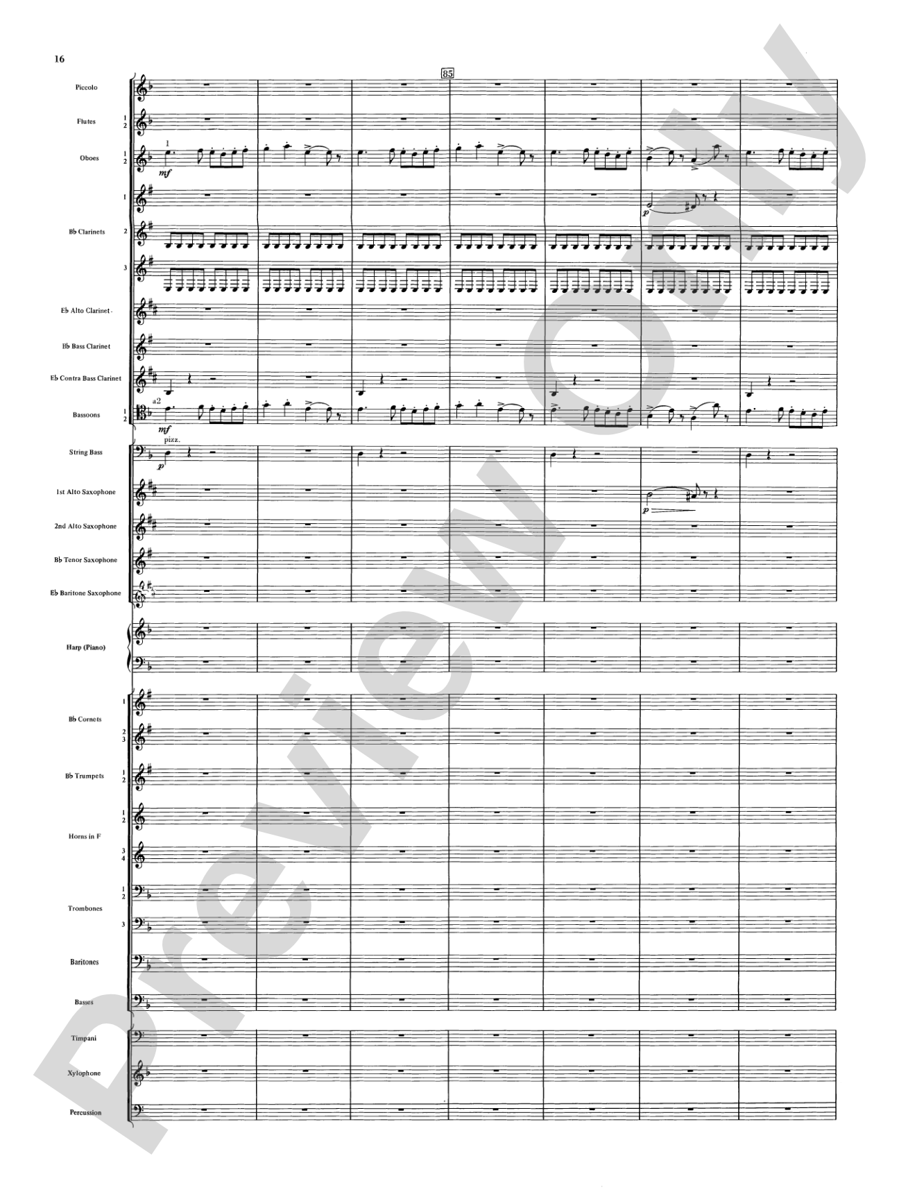 Night on Bald Mountain: Concert Band Conductor Score & Parts