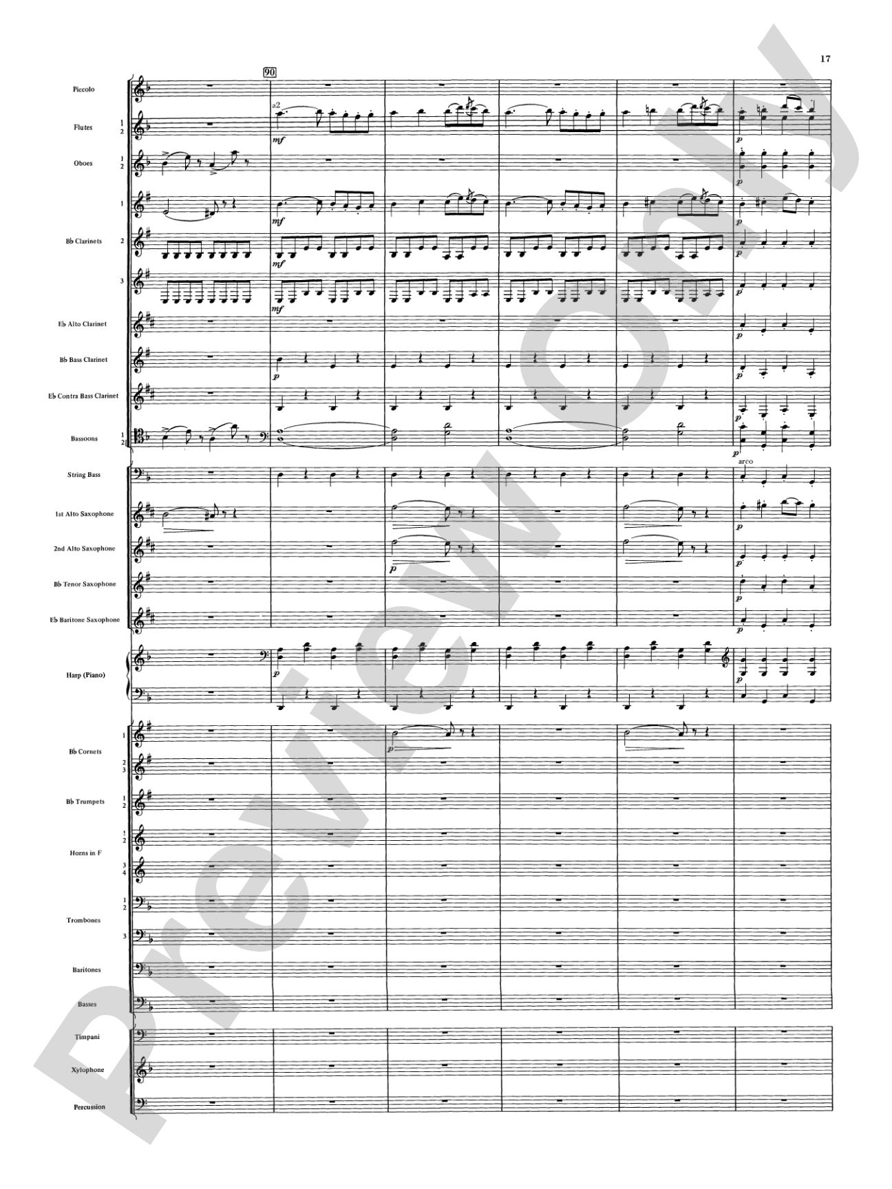 Night on Bald Mountain: Concert Band Conductor Score & Parts