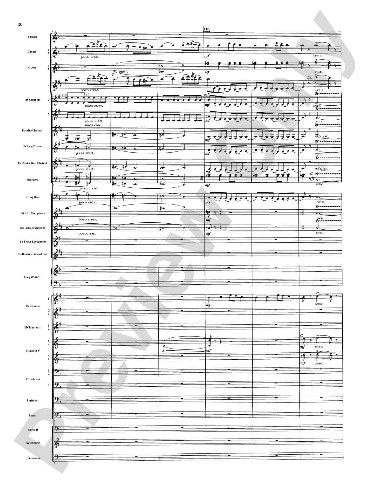 Night on Bald Mountain: Concert Band Conductor Score & Parts