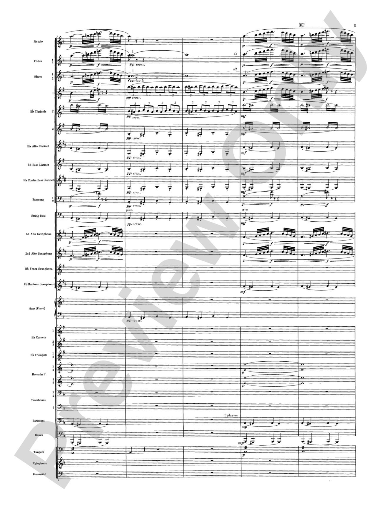 Night on Bald Mountain: Concert Band Conductor Score & Parts