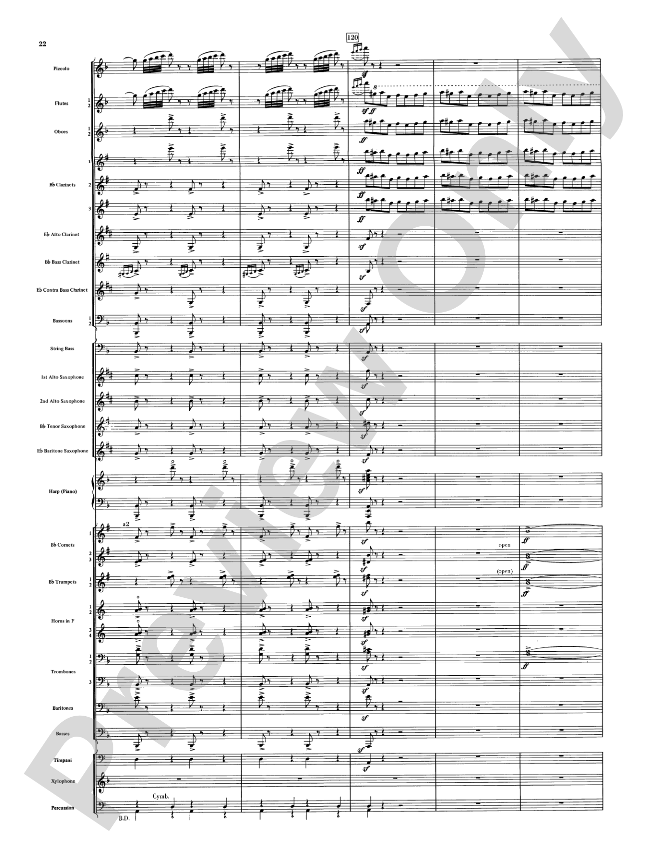 Night on Bald Mountain: Concert Band Conductor Score & Parts