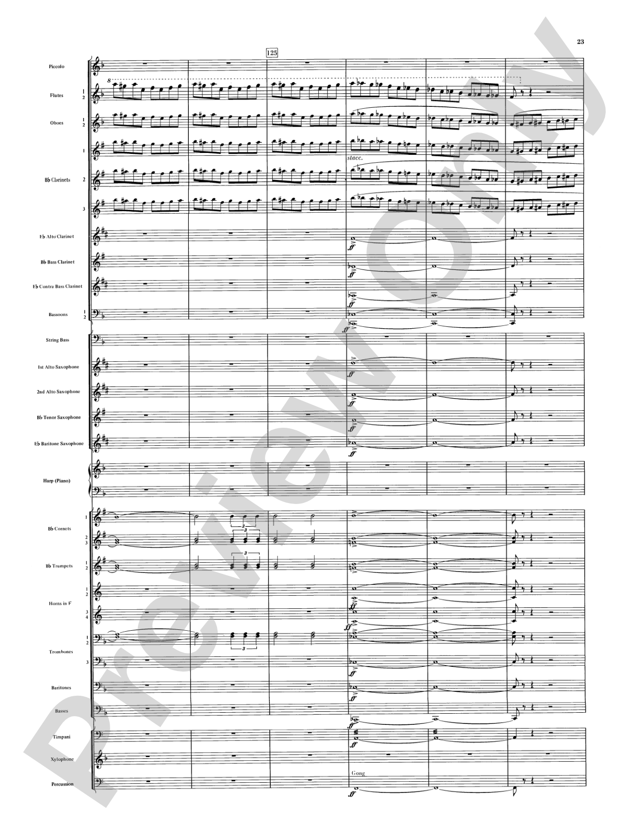 Night on Bald Mountain: Concert Band Conductor Score & Parts