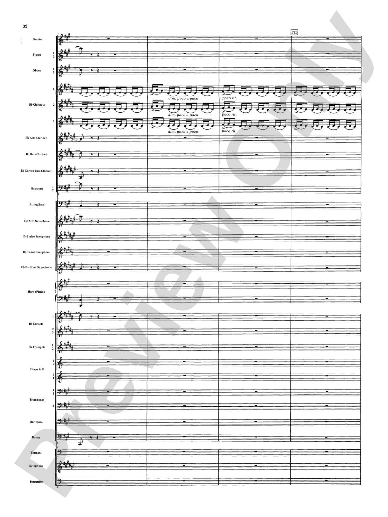 Night on Bald Mountain: Concert Band Conductor Score & Parts