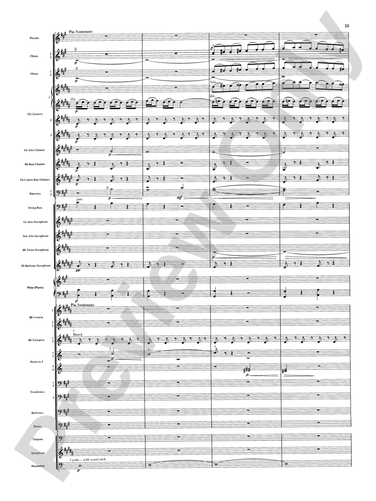 Night on Bald Mountain: Concert Band Conductor Score & Parts