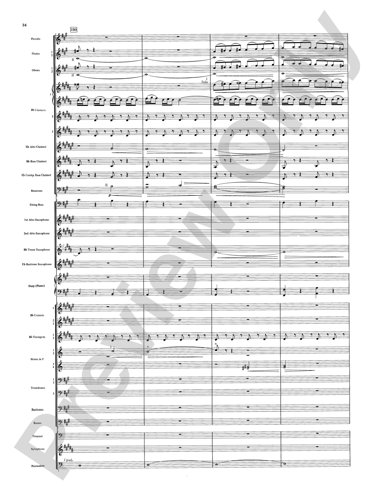 Night on Bald Mountain: Concert Band Conductor Score & Parts