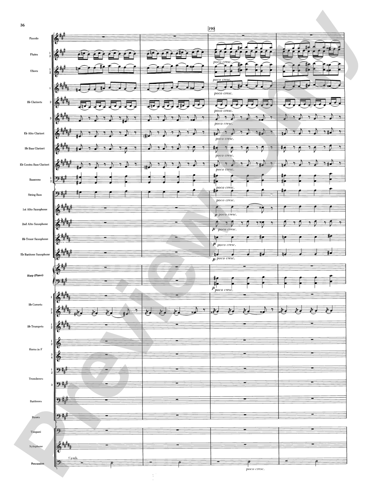 Night on Bald Mountain: Concert Band Conductor Score & Parts