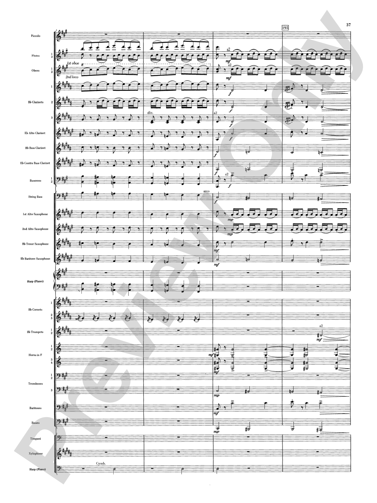 Night on Bald Mountain: Concert Band Conductor Score & Parts