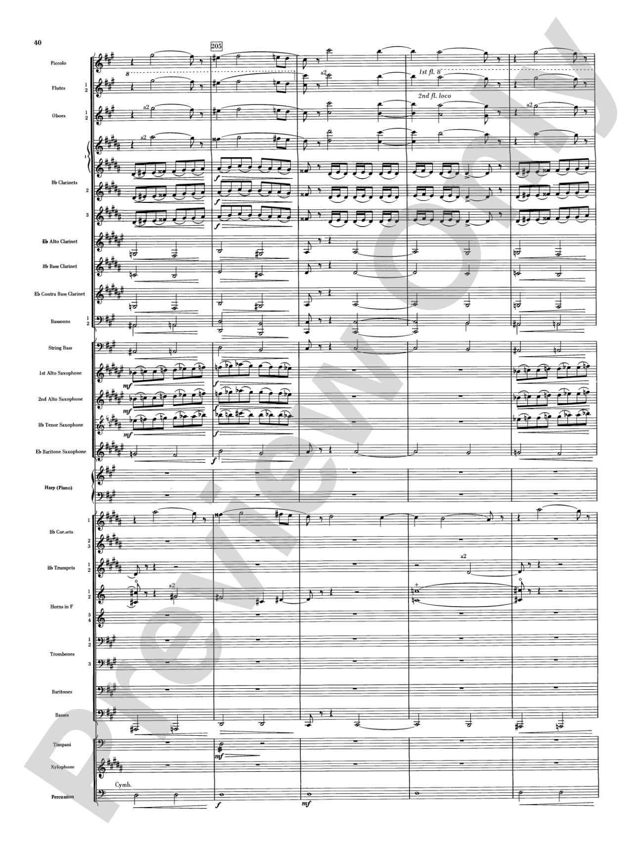 Night on Bald Mountain: Concert Band Conductor Score & Parts