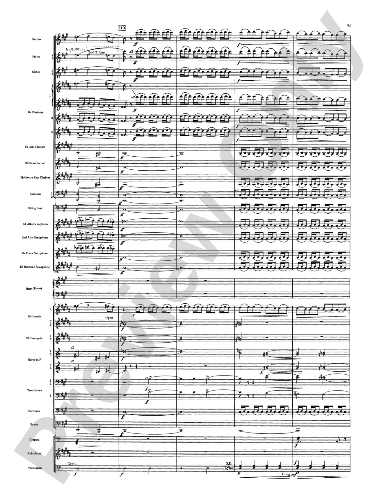 Night on Bald Mountain: Concert Band Conductor Score & Parts