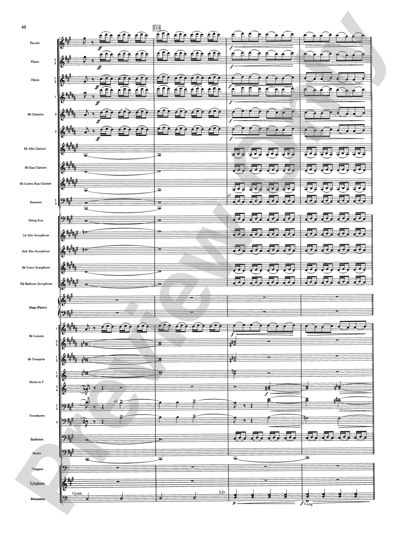 Night on Bald Mountain: Concert Band Conductor Score & Parts