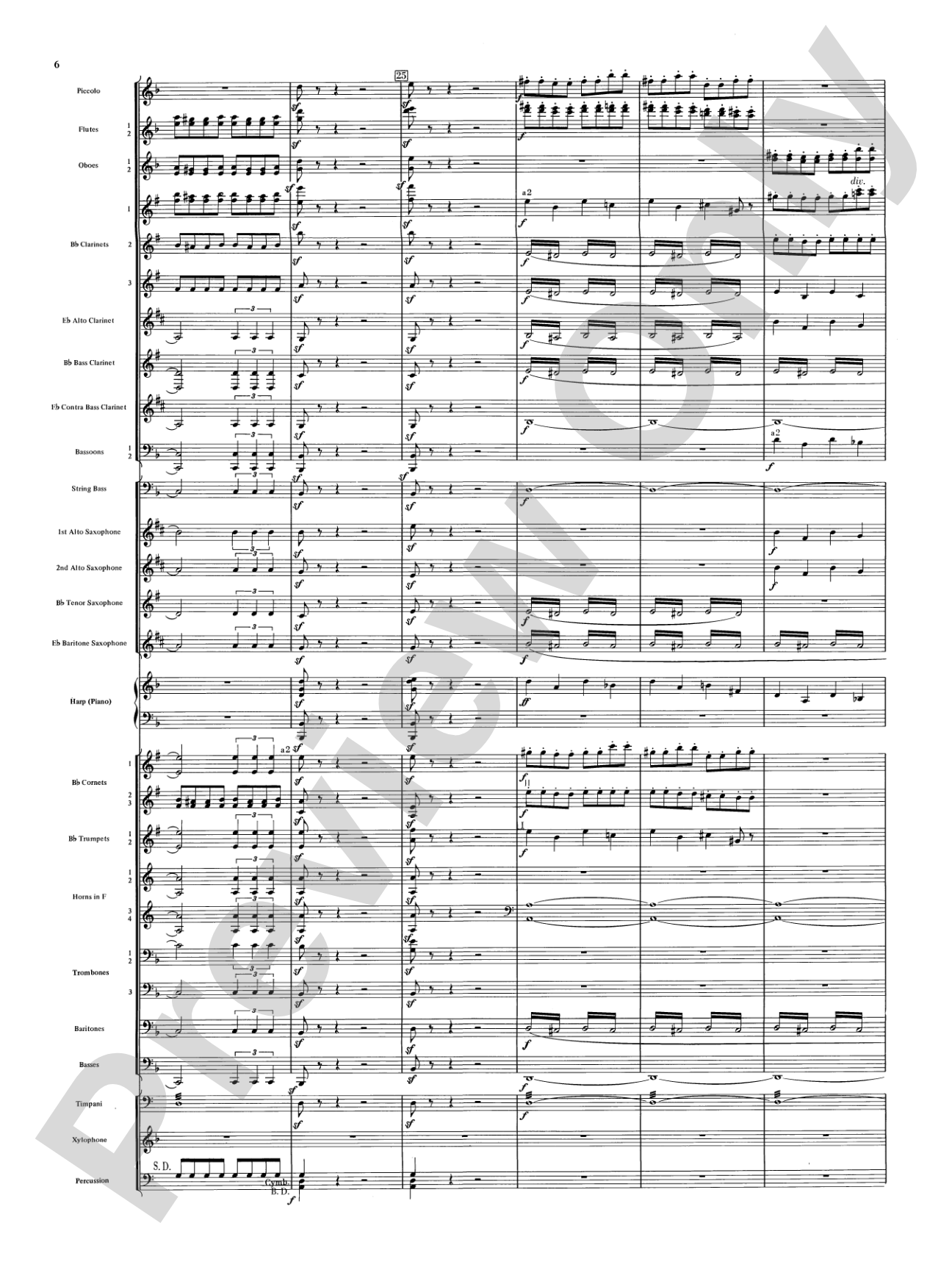 Night on Bald Mountain: Concert Band Conductor Score & Parts