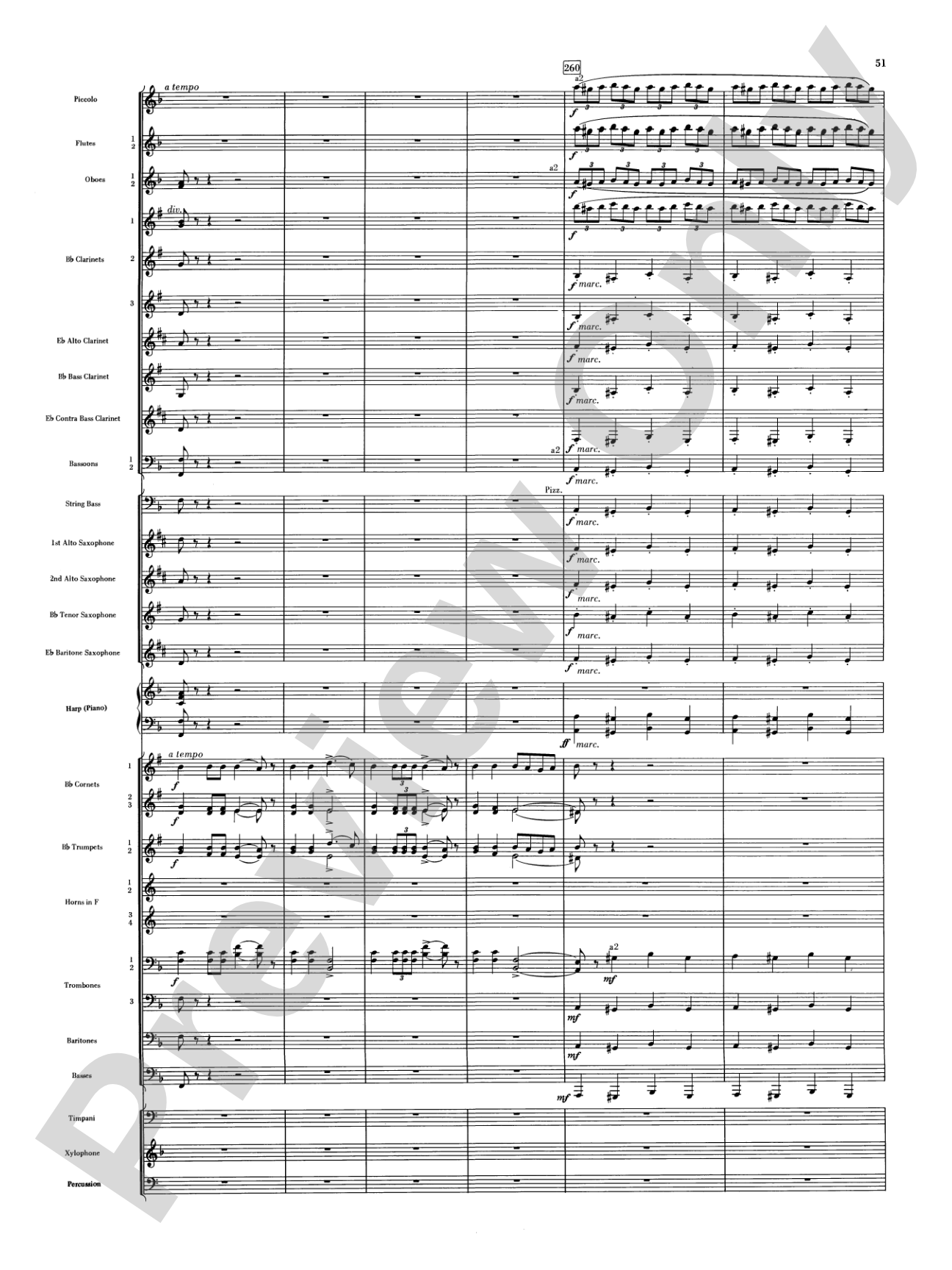 Night on Bald Mountain: Concert Band Conductor Score & Parts