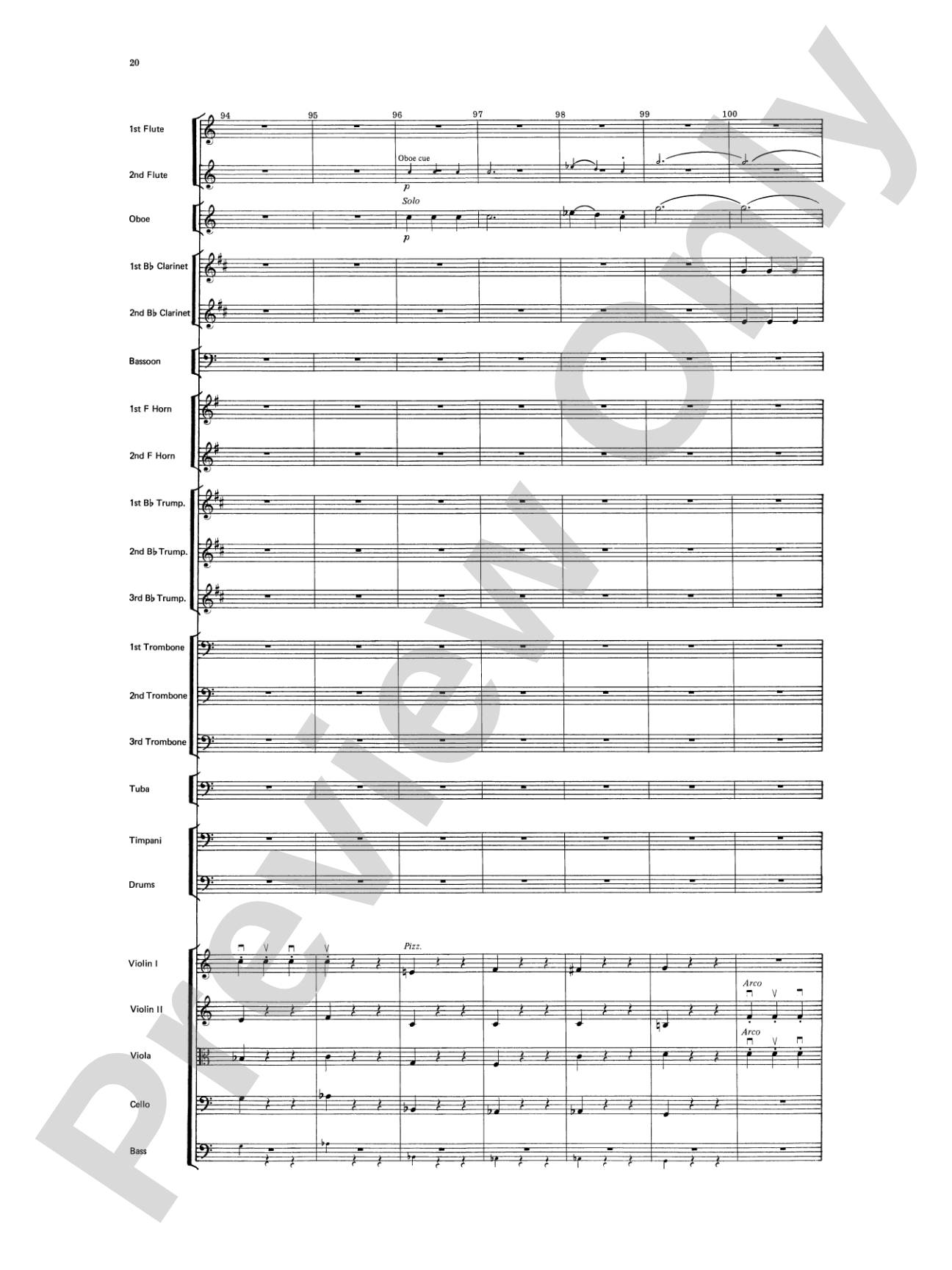 Beethoven's 5th Symphony, Finale: Score