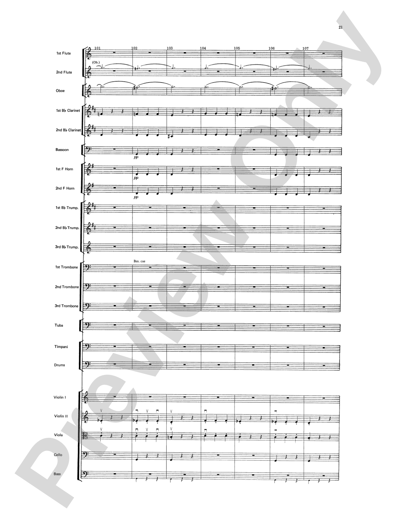 Beethoven's 5th Symphony, Finale: Score