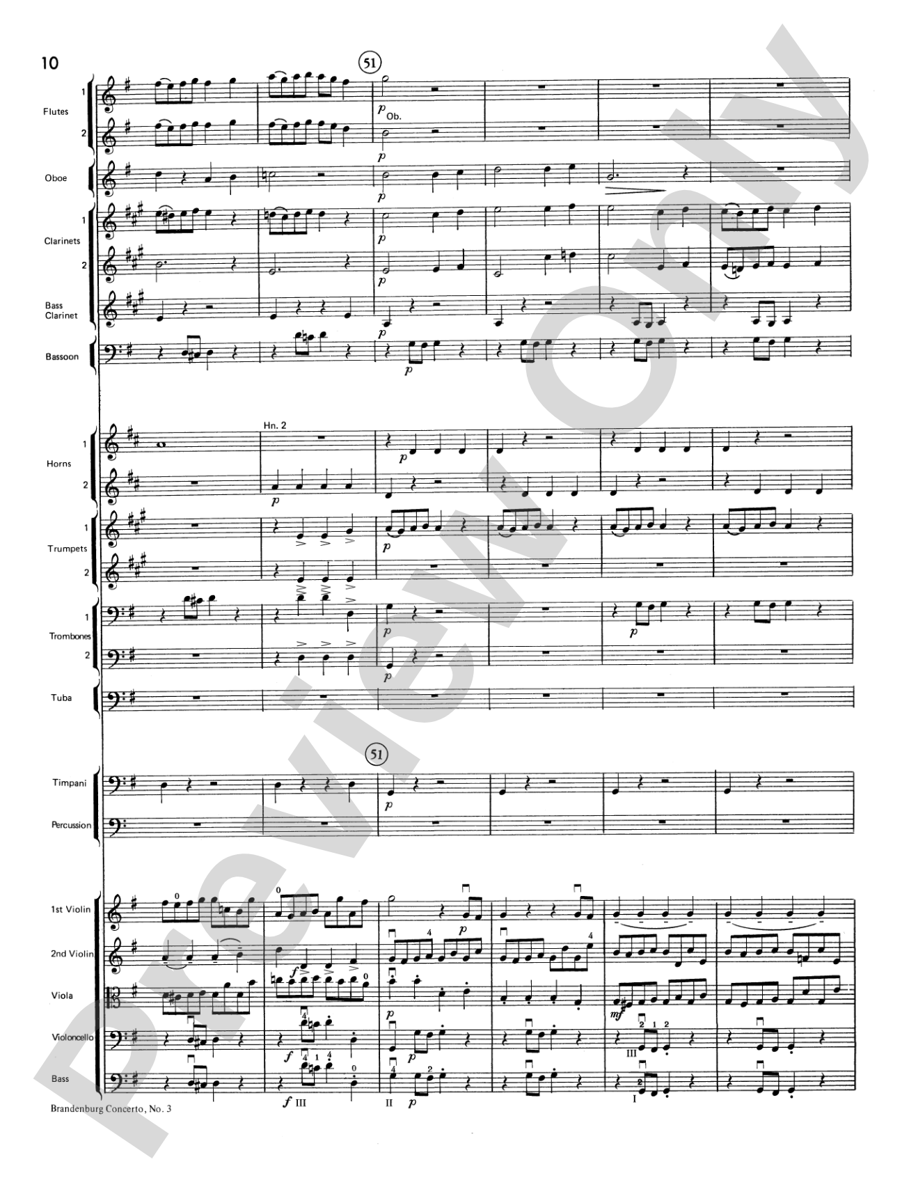 Brandenburg Sinfonia: Full Orchestra Conductor Score & Parts