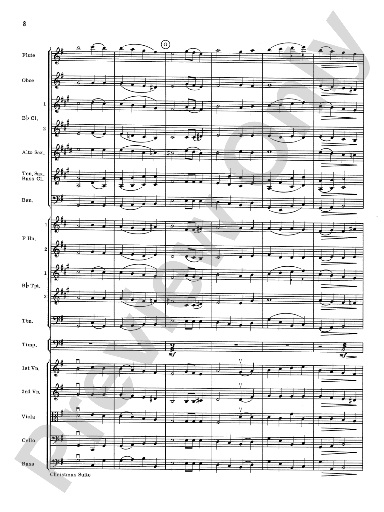 Christmas Suite: Full Orchestra Conductor Score & Parts