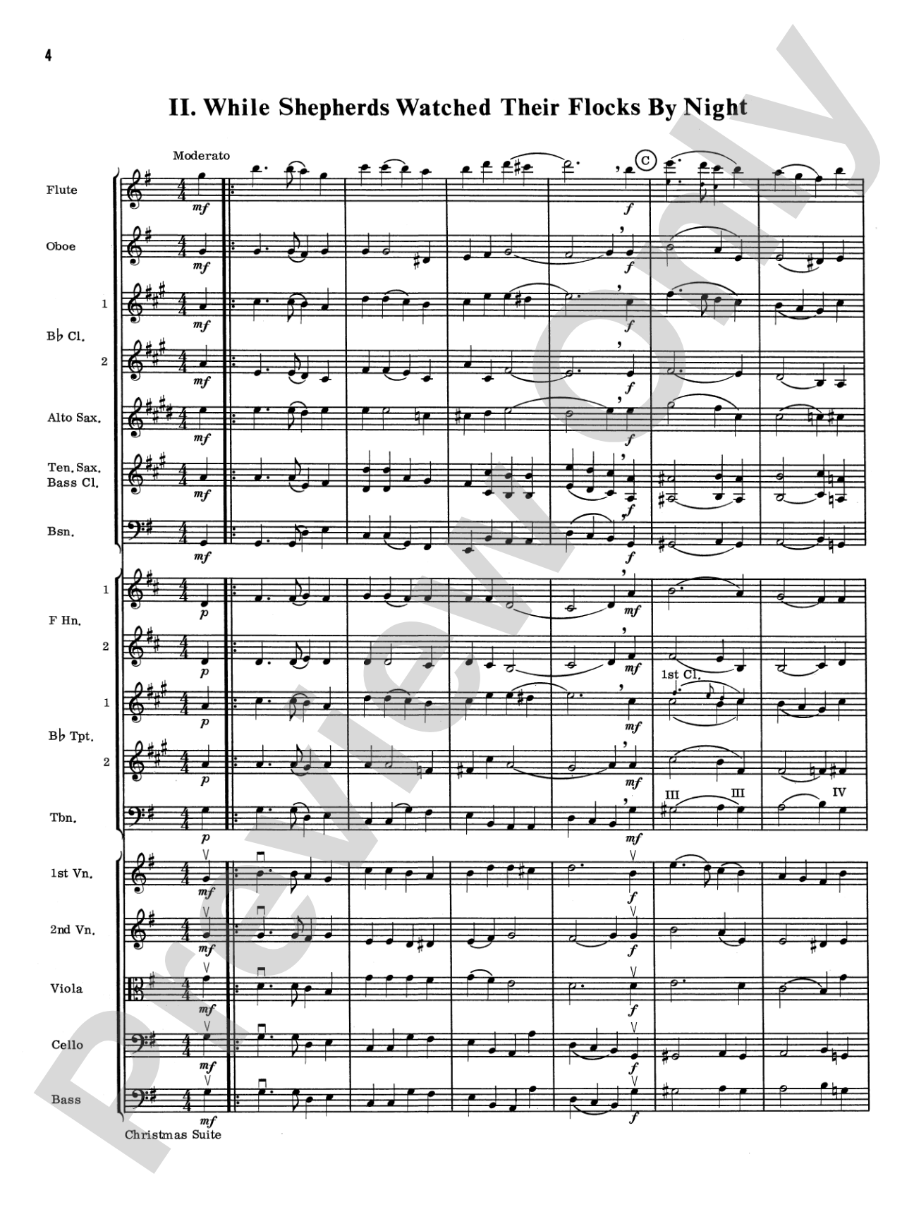 Christmas Suite: Full Orchestra Conductor Score & Parts