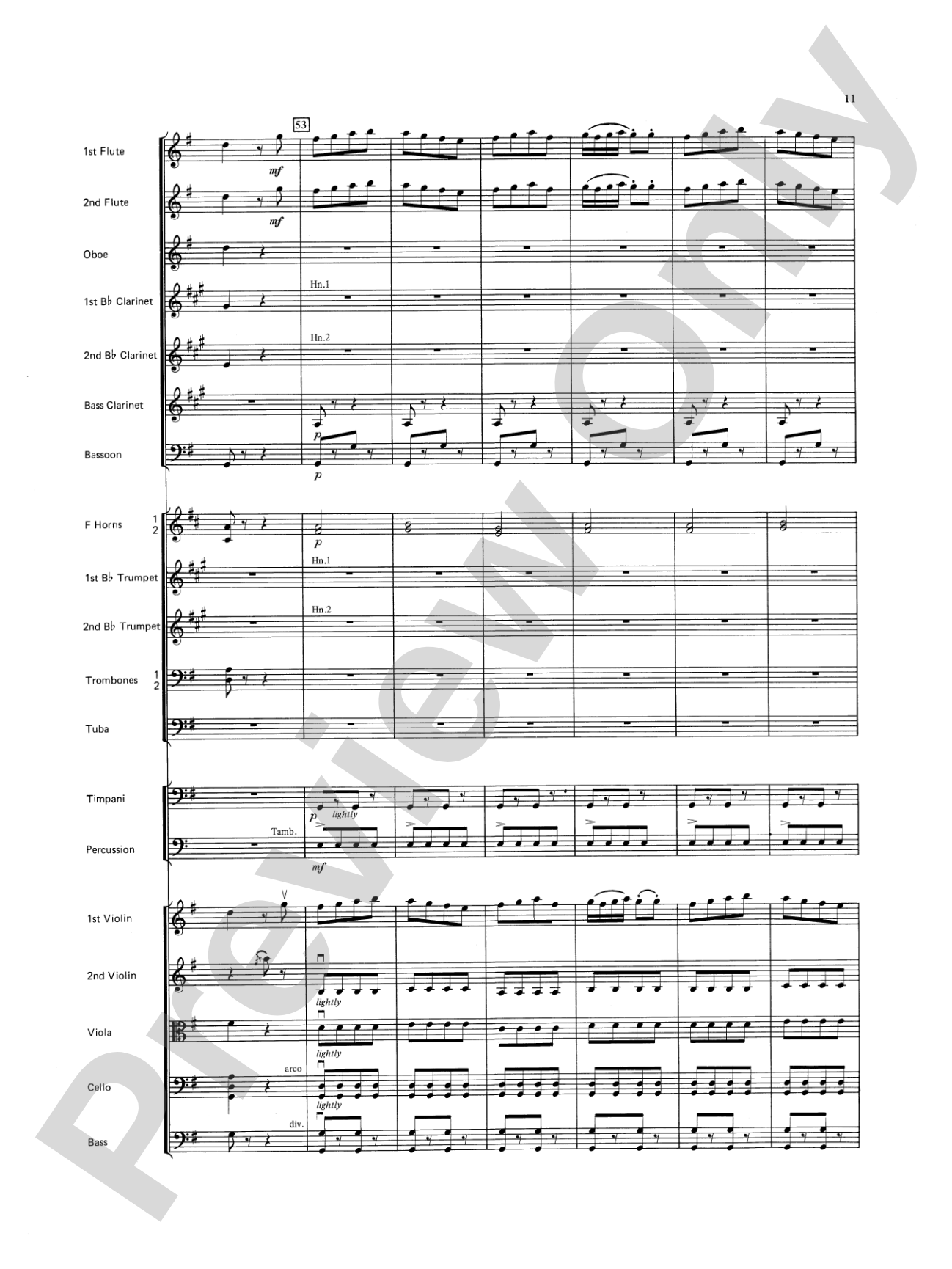 Farandole: Full Orchestra Conductor Score & Parts
