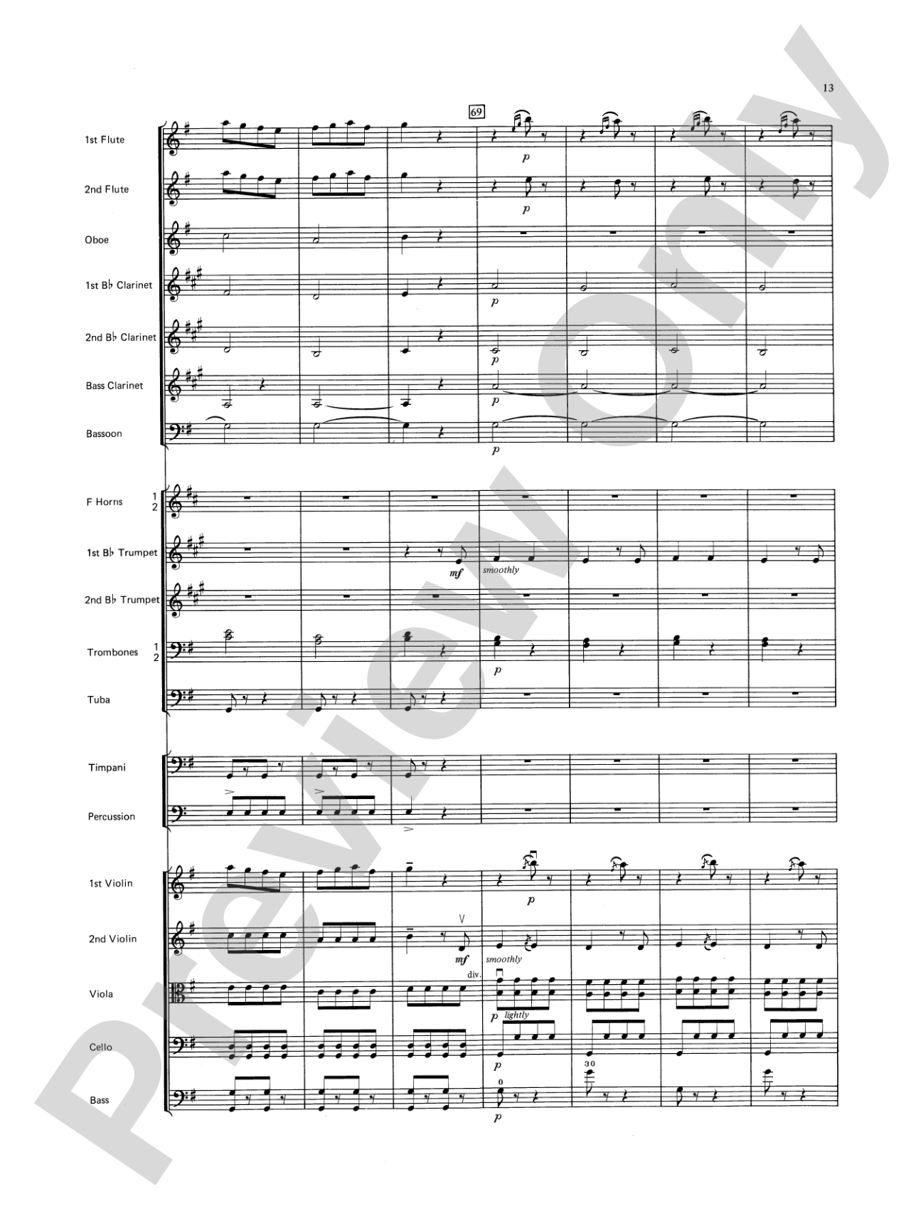 Farandole: Full Orchestra Conductor Score & Parts