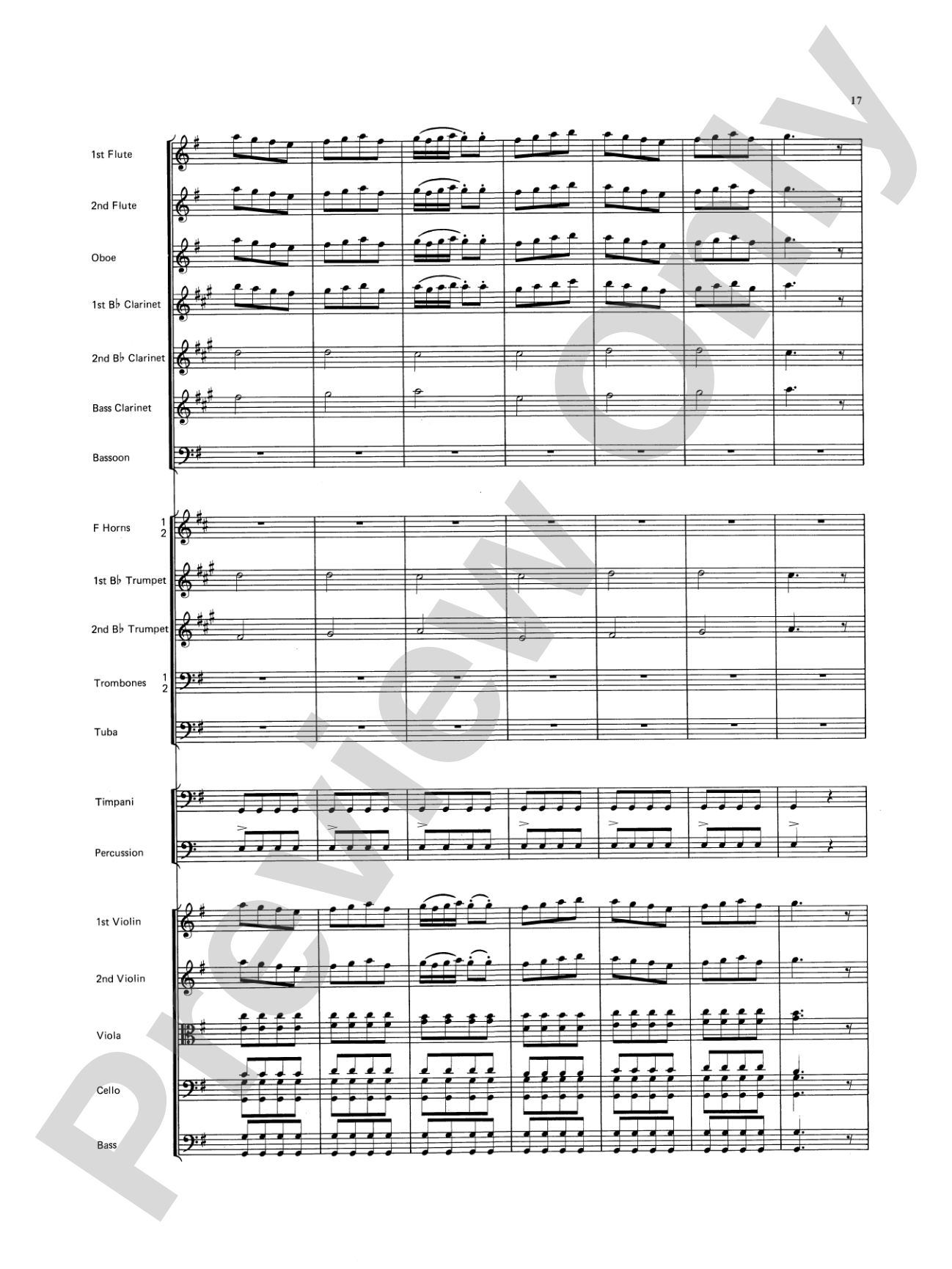 Farandole: Full Orchestra Conductor Score & Parts