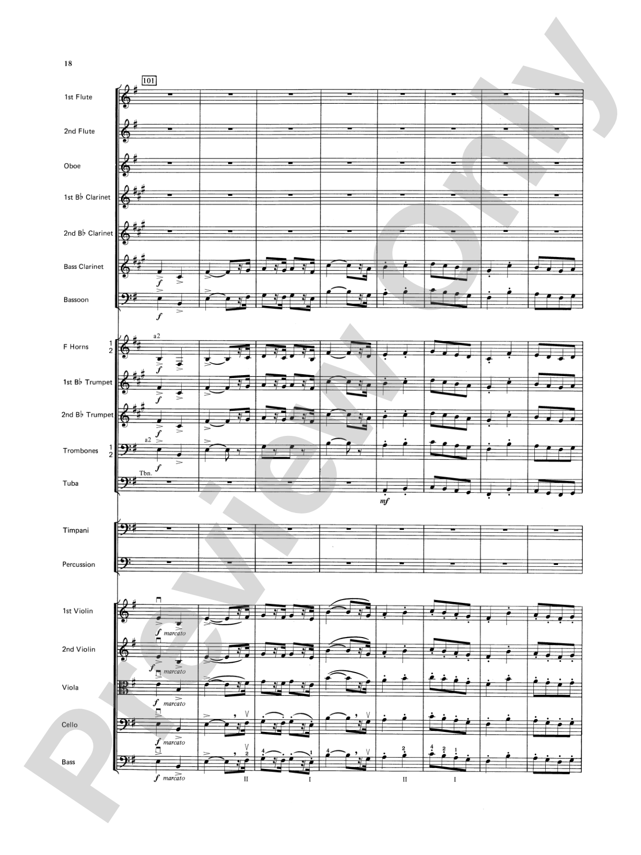Farandole: Full Orchestra Conductor Score & Parts