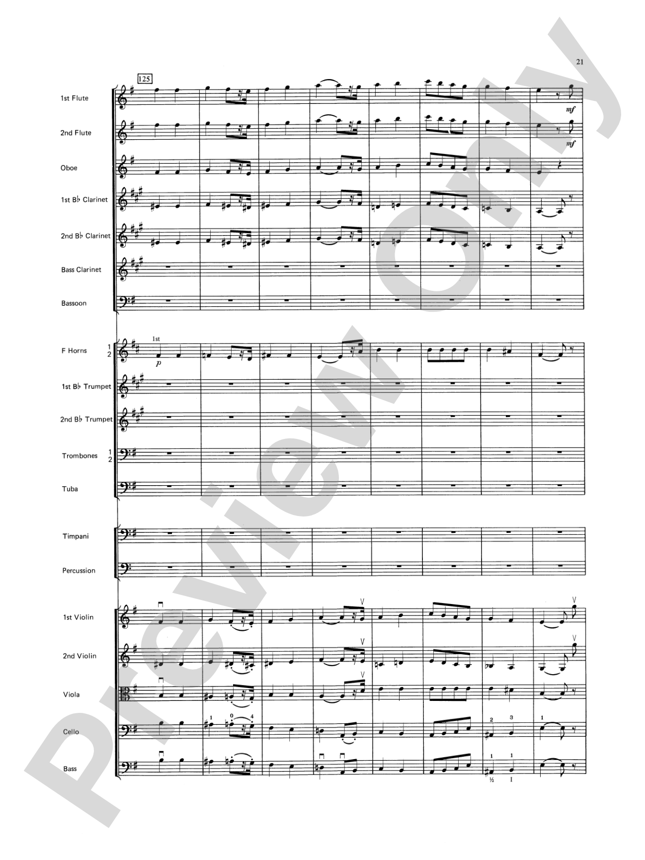 Farandole: Full Orchestra Conductor Score & Parts
