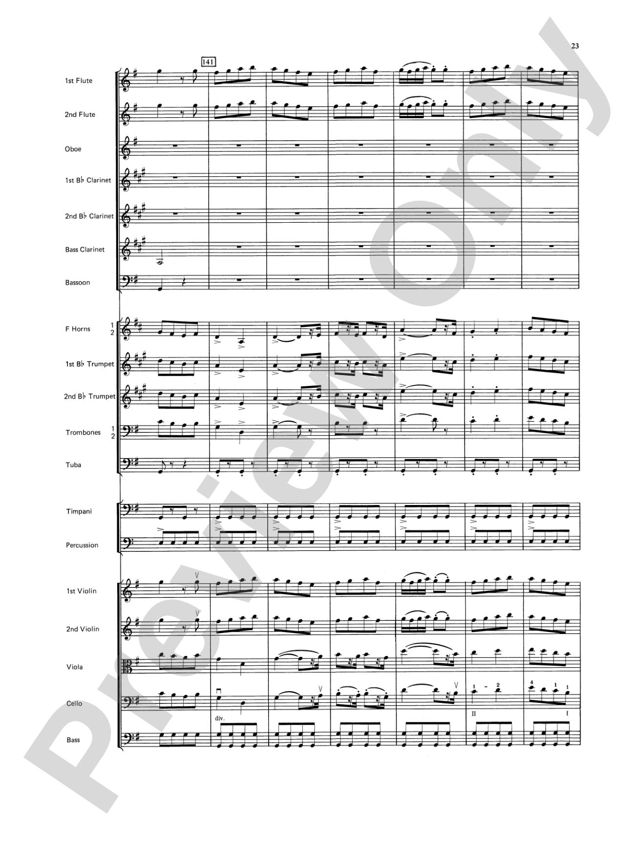 Farandole: Full Orchestra Conductor Score & Parts