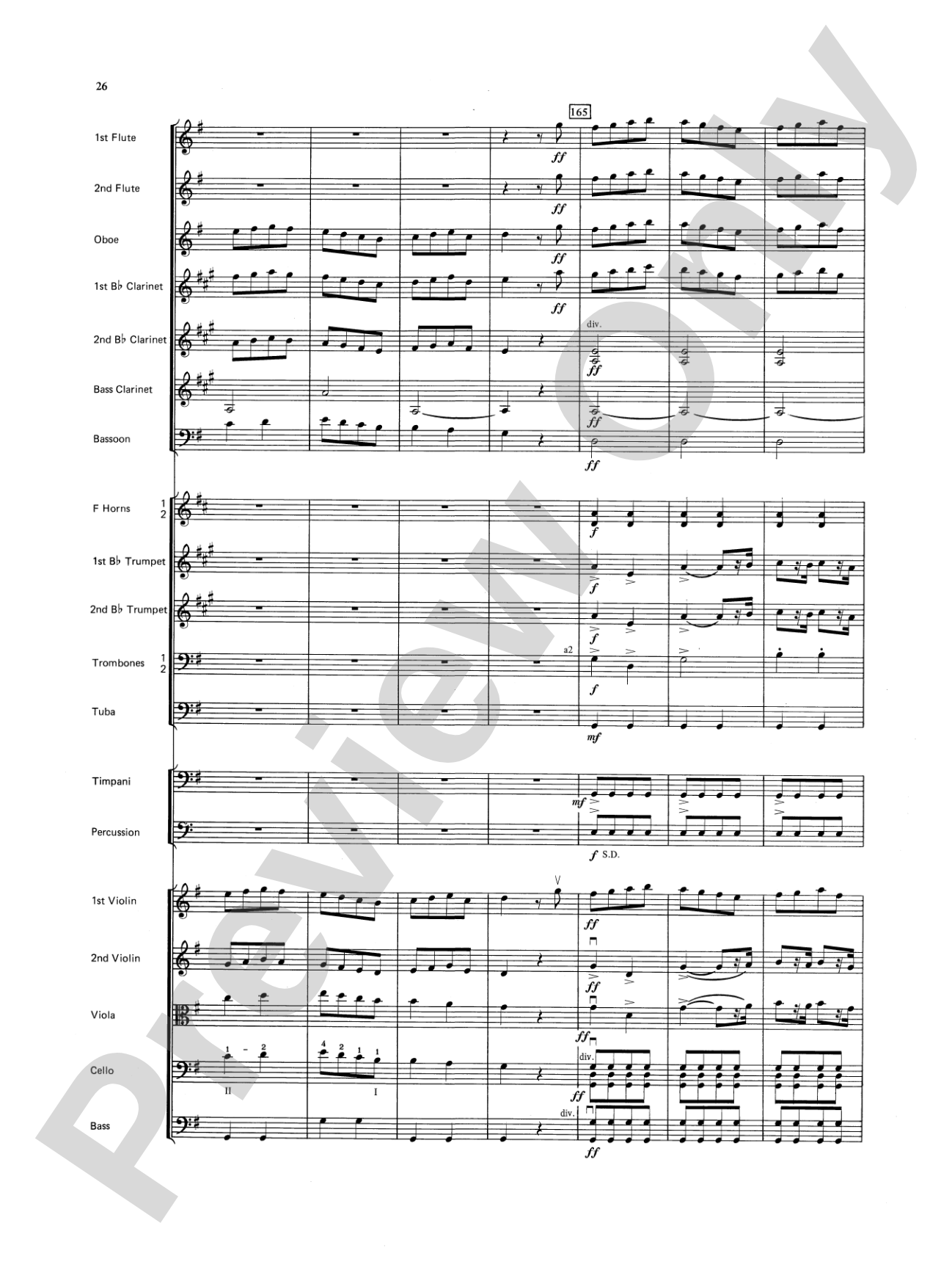 Farandole: Full Orchestra Conductor Score & Parts