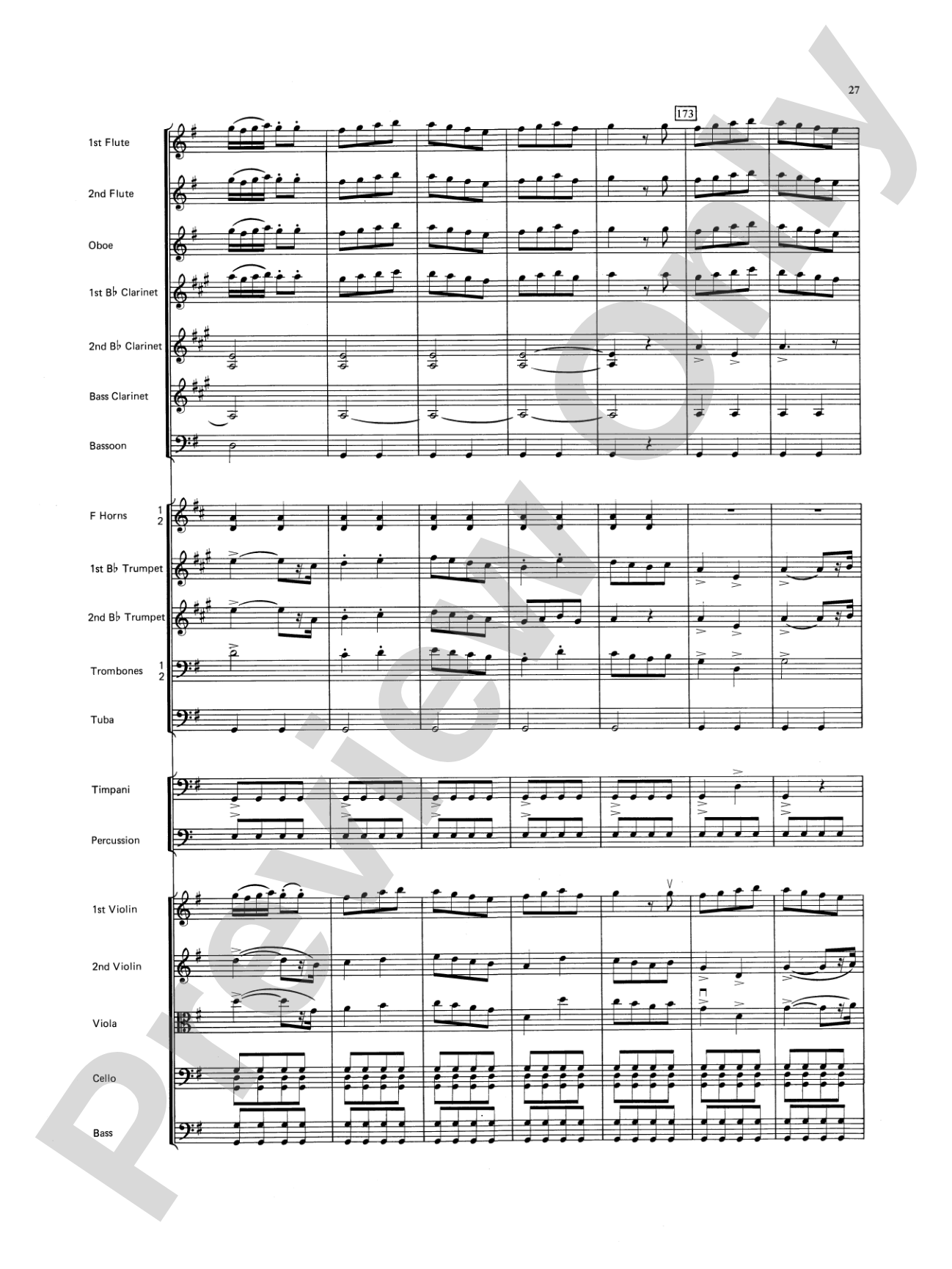 Farandole: Full Orchestra Conductor Score & Parts