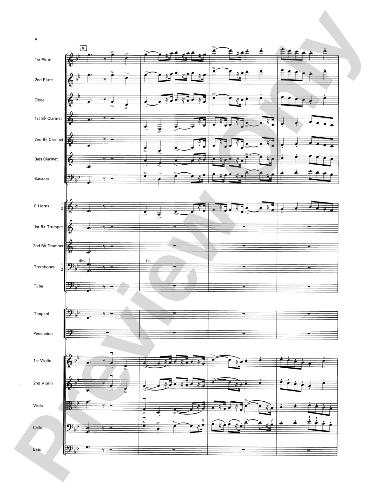 Farandole: Full Orchestra Conductor Score & Parts