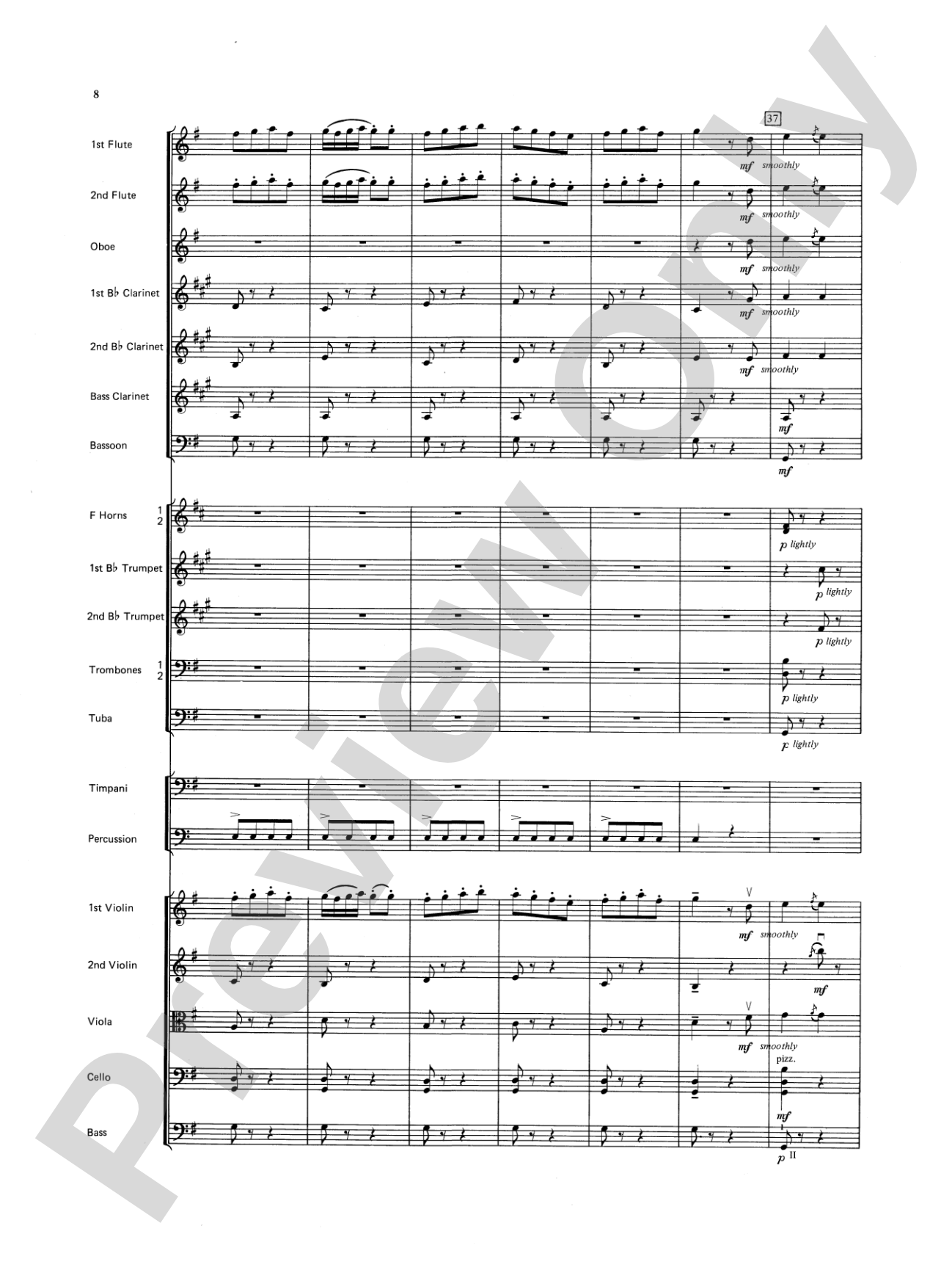 Farandole: Full Orchestra Conductor Score & Parts