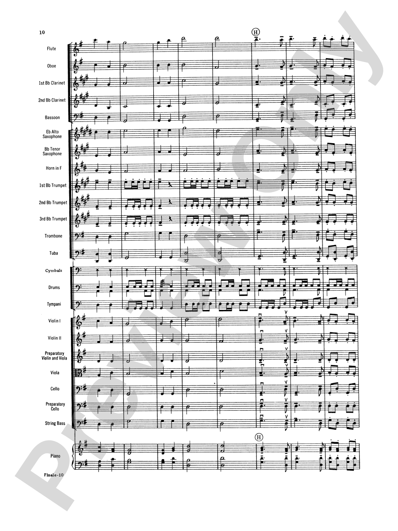 Surprise Symphony Finale: Full Orchestra Conductor Score & Parts