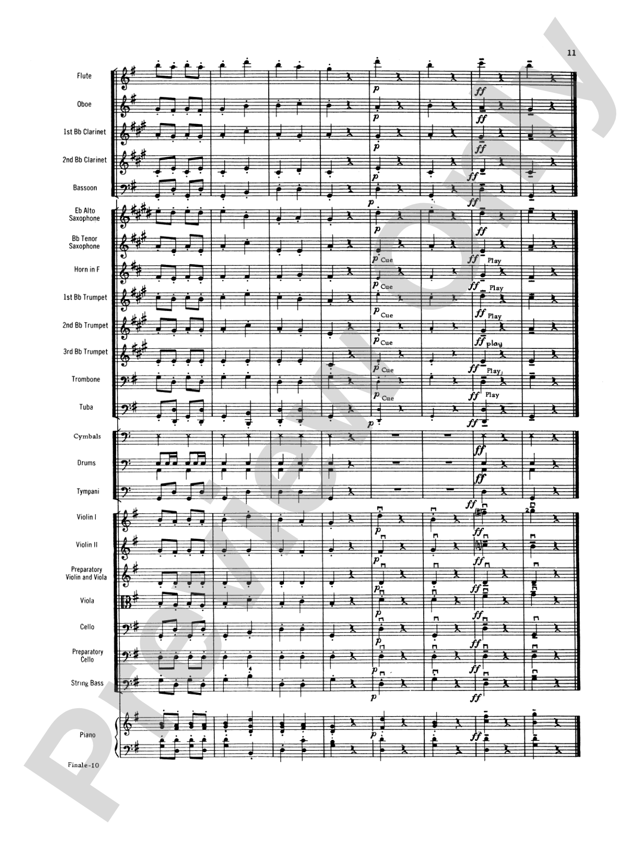 Surprise Symphony Finale: Full Orchestra Conductor Score & Parts
