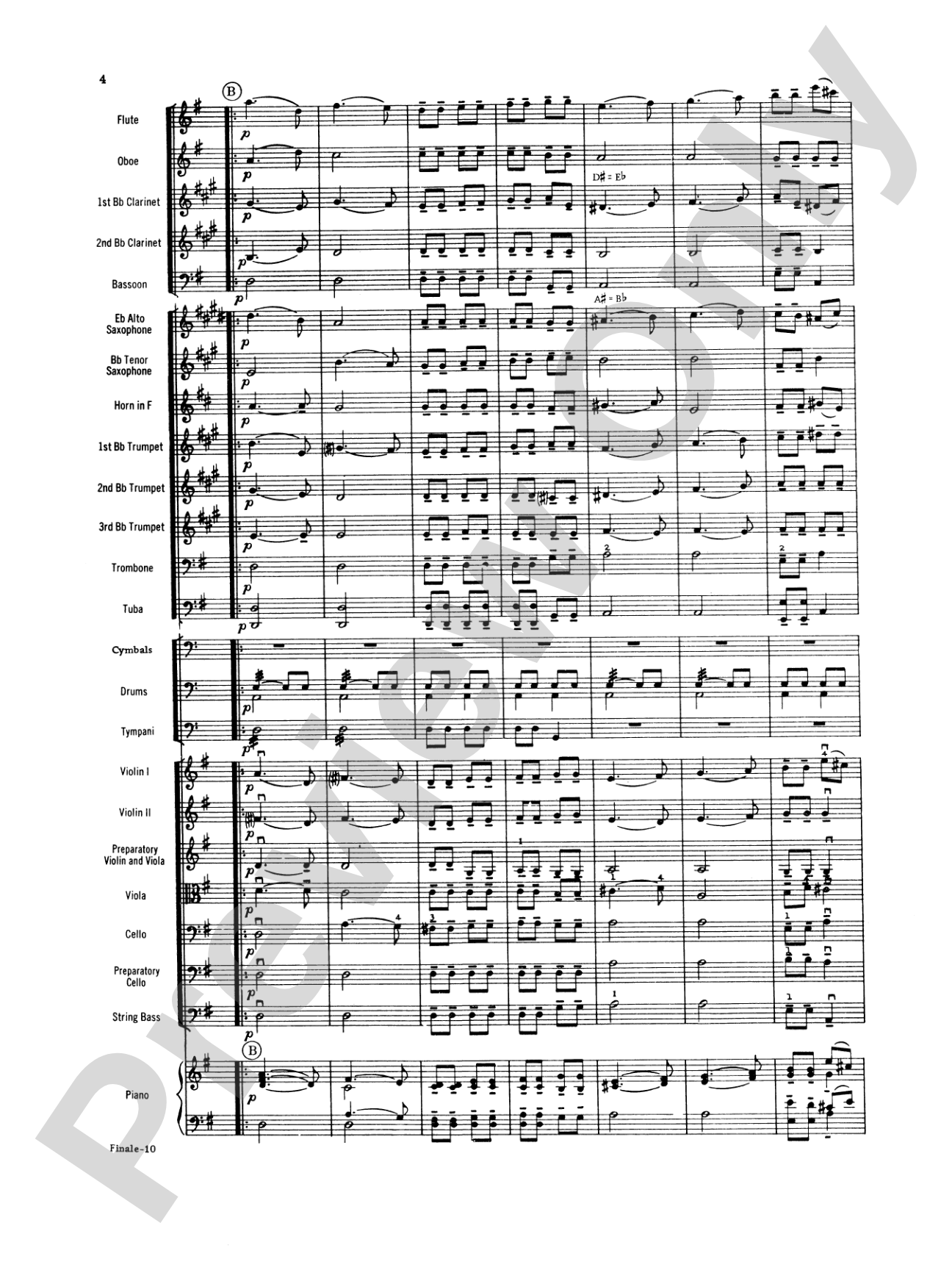 Surprise Symphony Finale: Full Orchestra Conductor Score & Parts