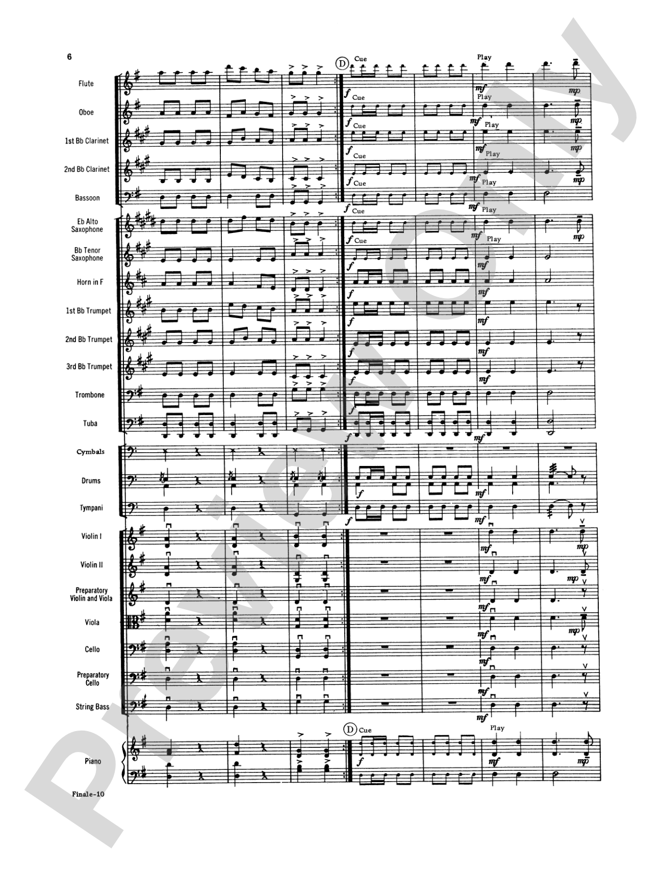 Surprise Symphony Finale: Full Orchestra Conductor Score & Parts