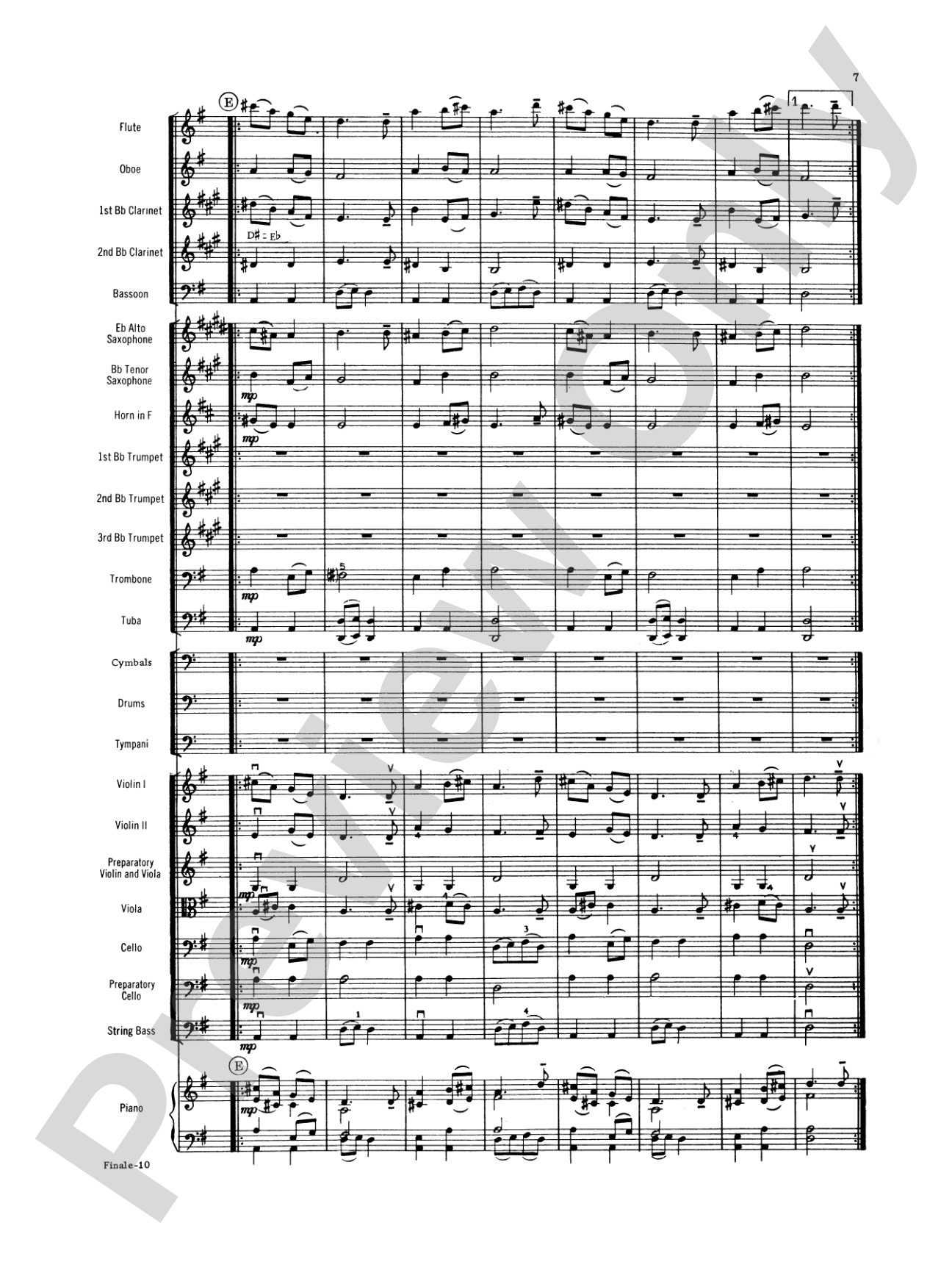 Surprise Symphony Finale: Full Orchestra Conductor Score & Parts