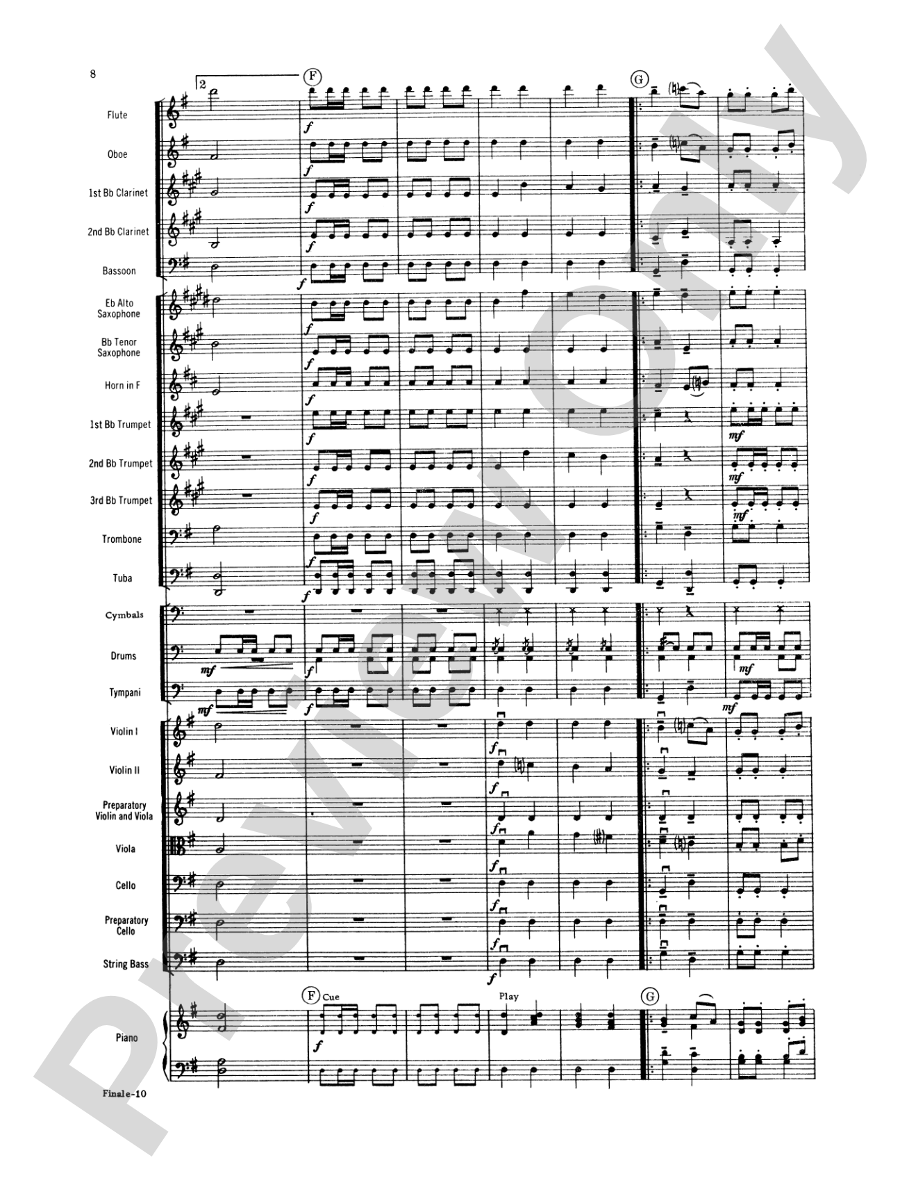 Surprise Symphony Finale: Full Orchestra Conductor Score & Parts