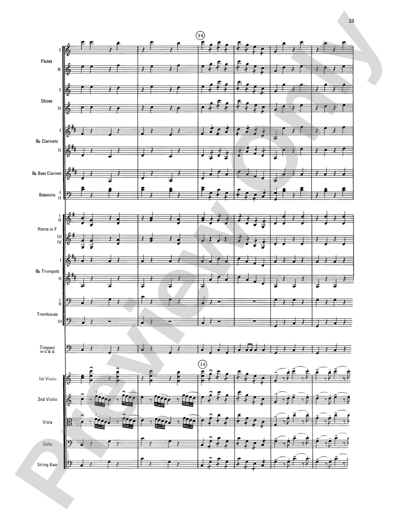 Jupiter Symphony, 1st Movement: Full Orchestra Conductor Score & Parts