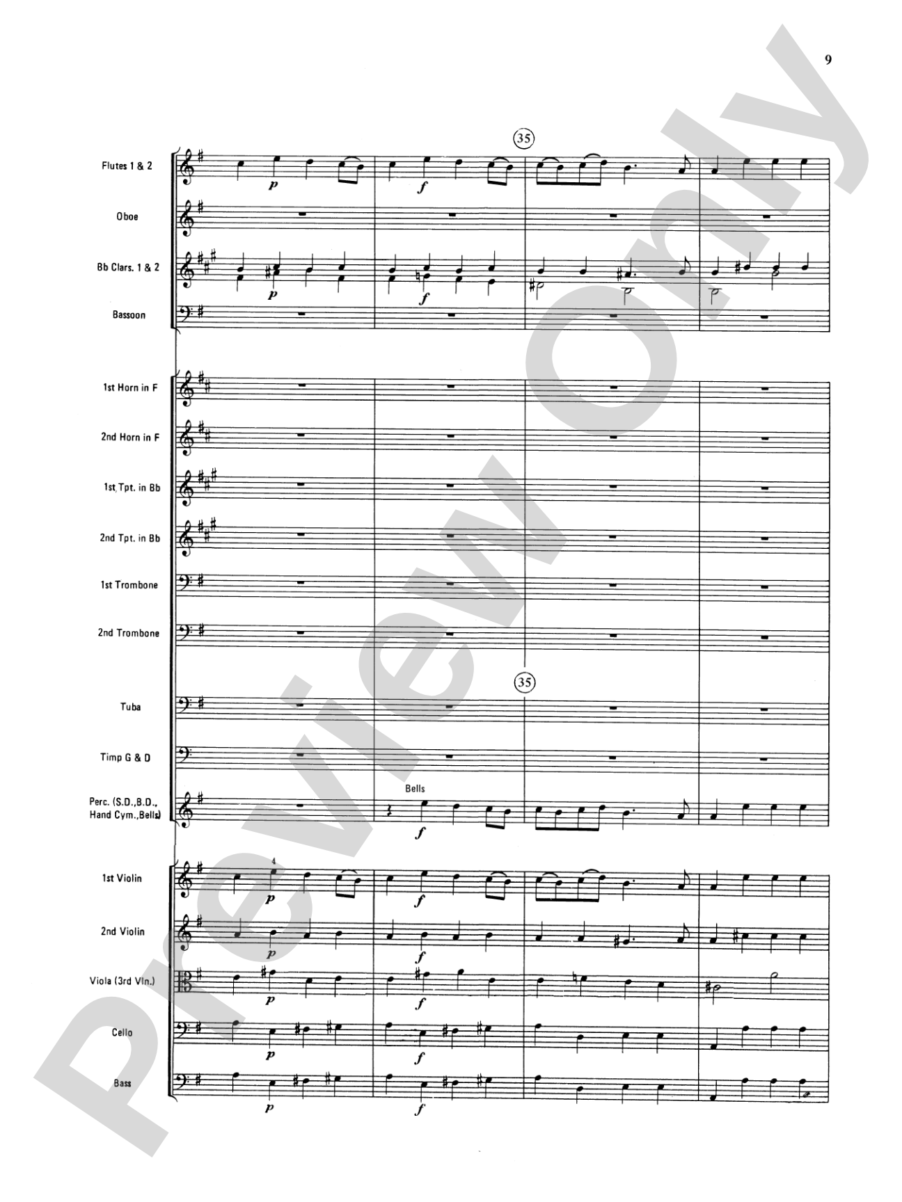 Rondeau (Theme from Masterpiece Theatre): Full Orchestra Conductor Score & Parts