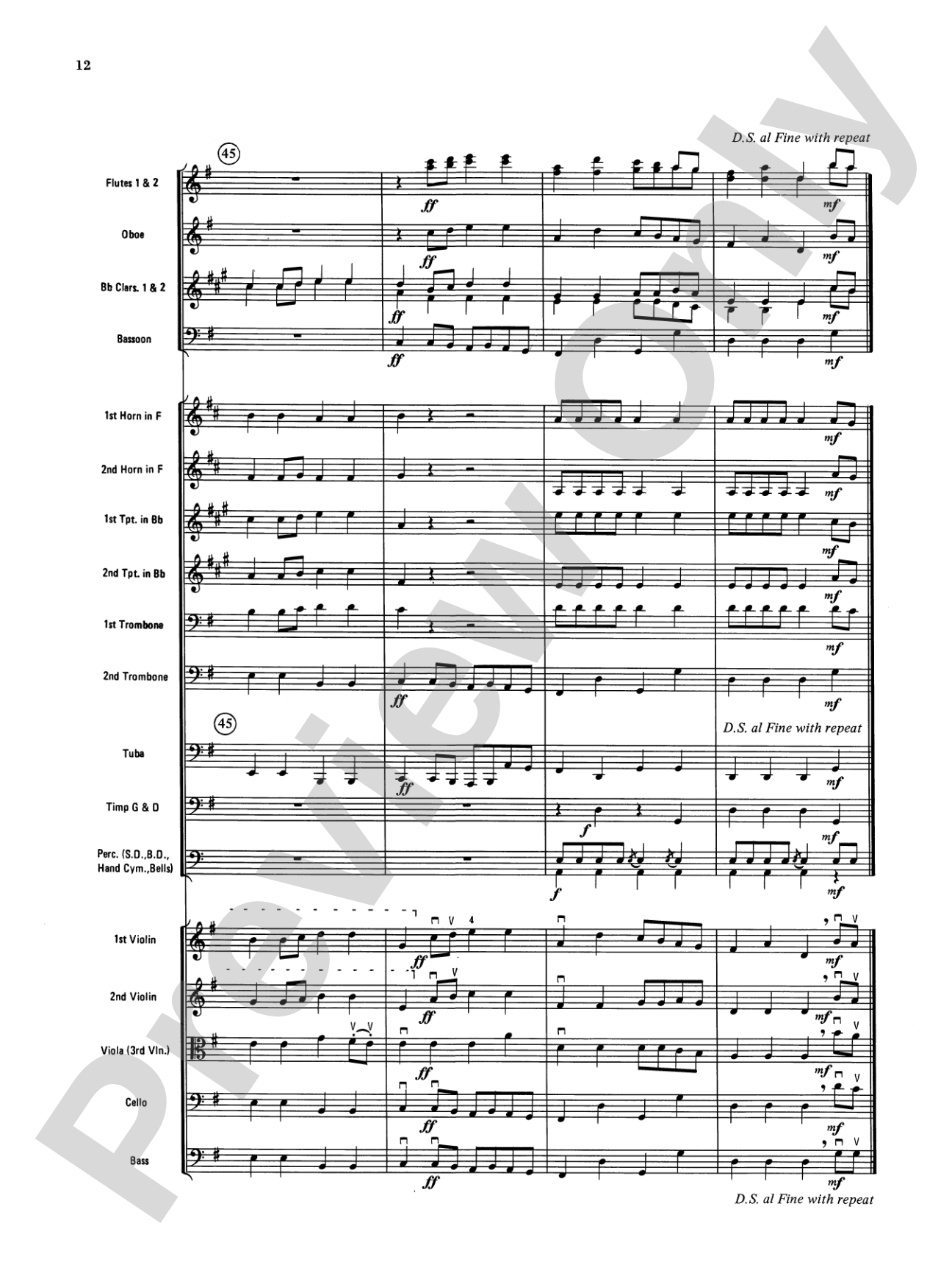 Rondeau (Theme from Masterpiece Theatre): Full Orchestra Conductor Score & Parts