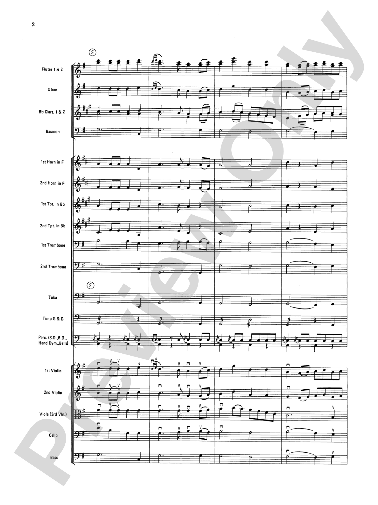 Rondeau (Theme from Masterpiece Theatre): Full Orchestra Conductor Score & Parts
