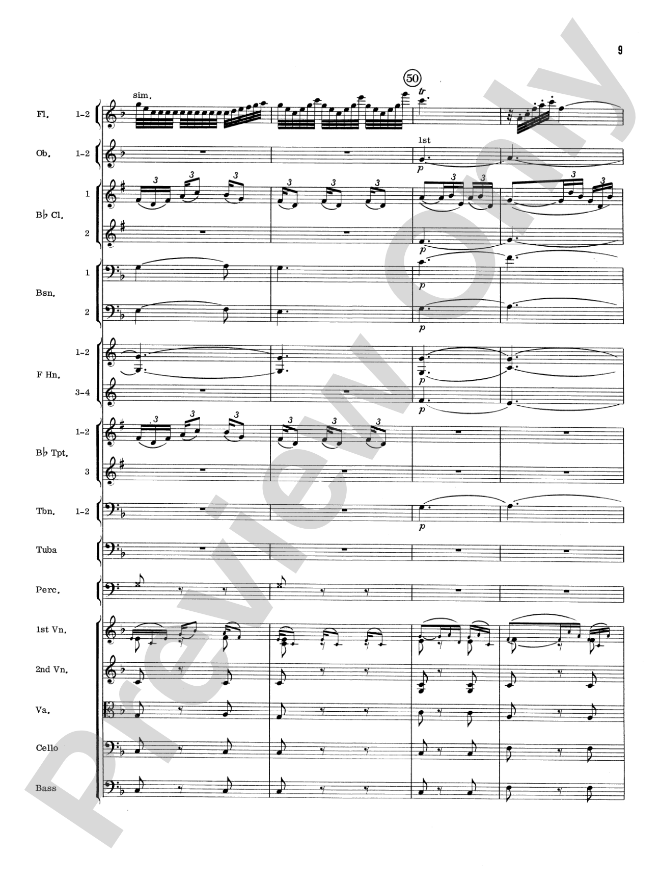 William Tell Overture: Full Orchestra Conductor Score & Parts