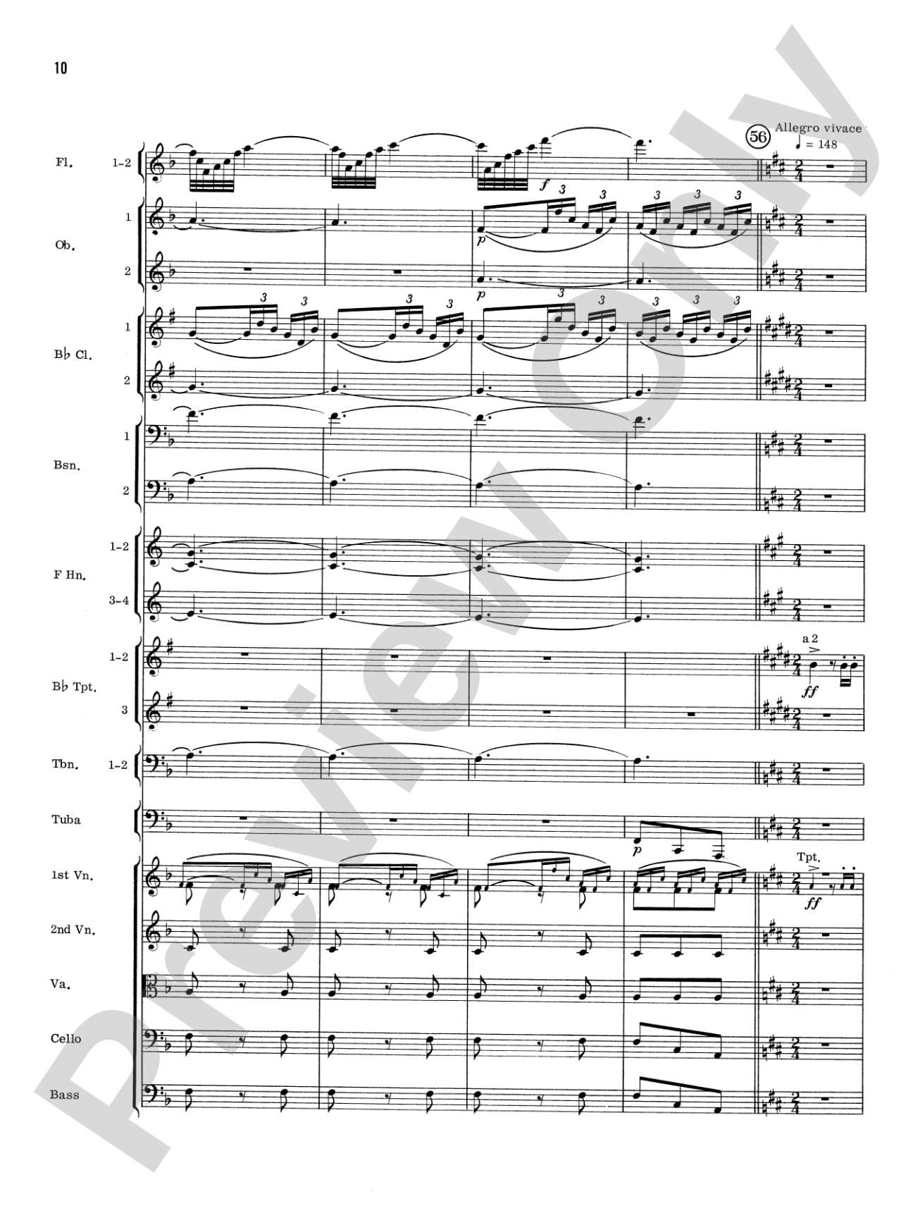 William Tell Overture: Full Orchestra Conductor Score & Parts