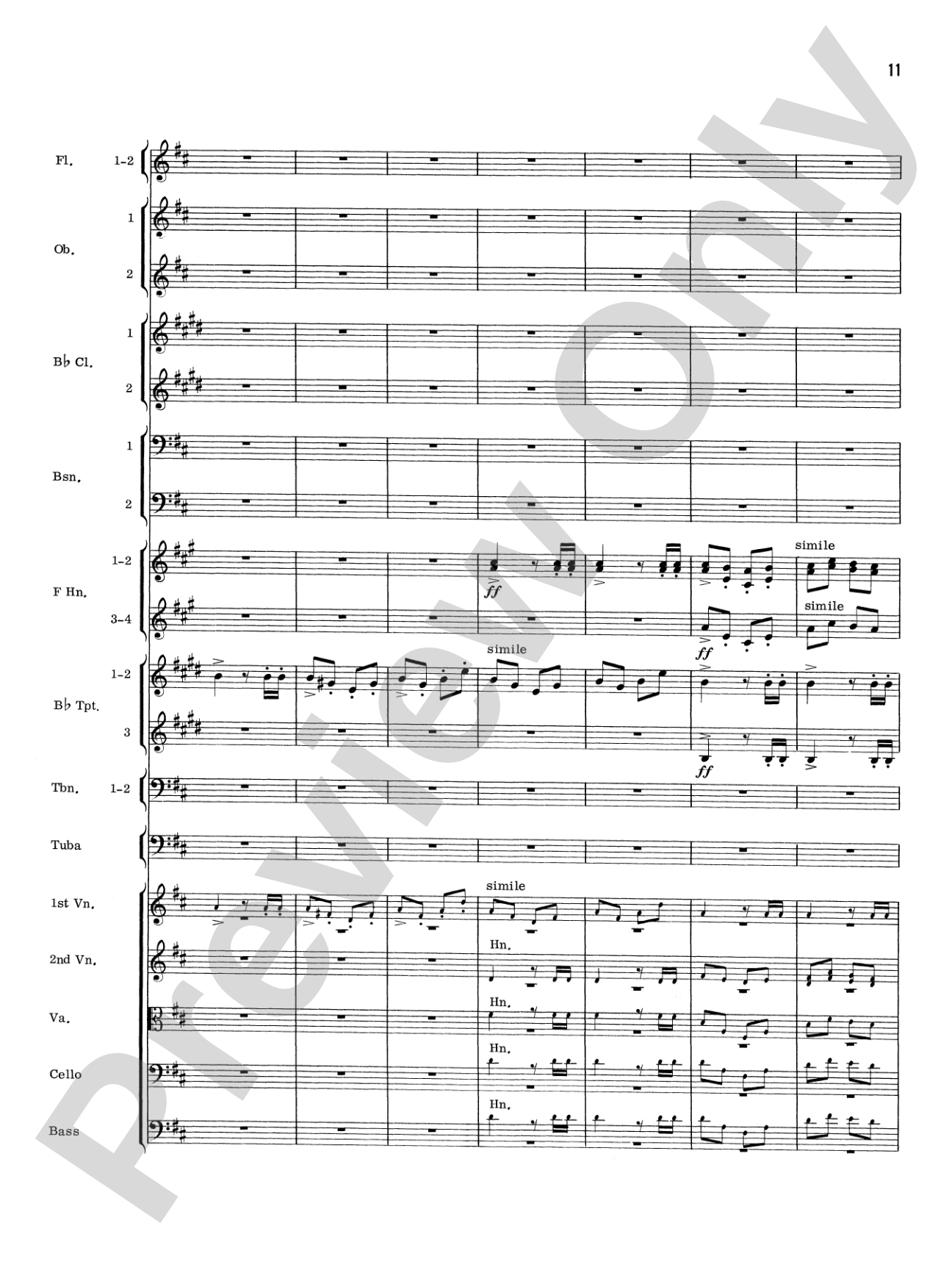 William Tell Overture: Full Orchestra Conductor Score & Parts