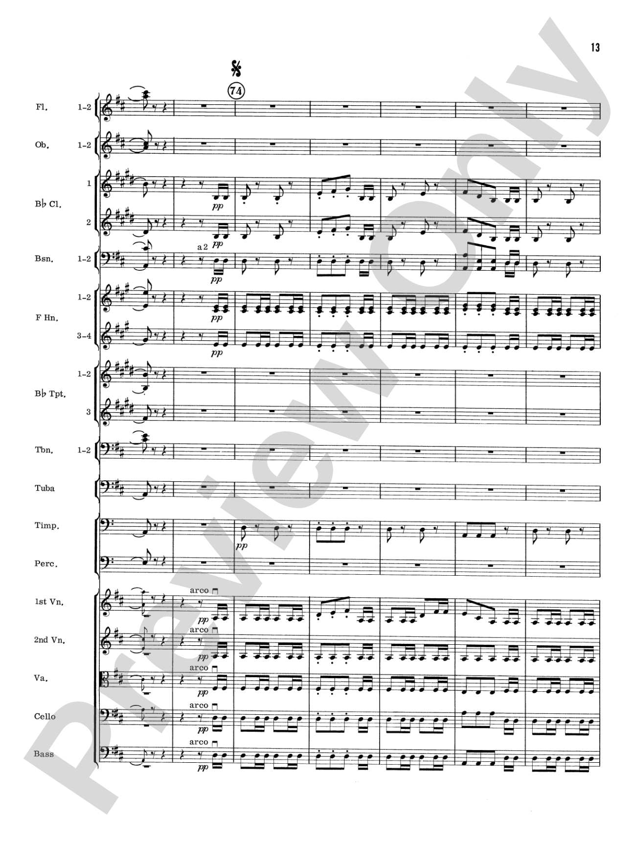 William Tell Overture: Full Orchestra Conductor Score & Parts