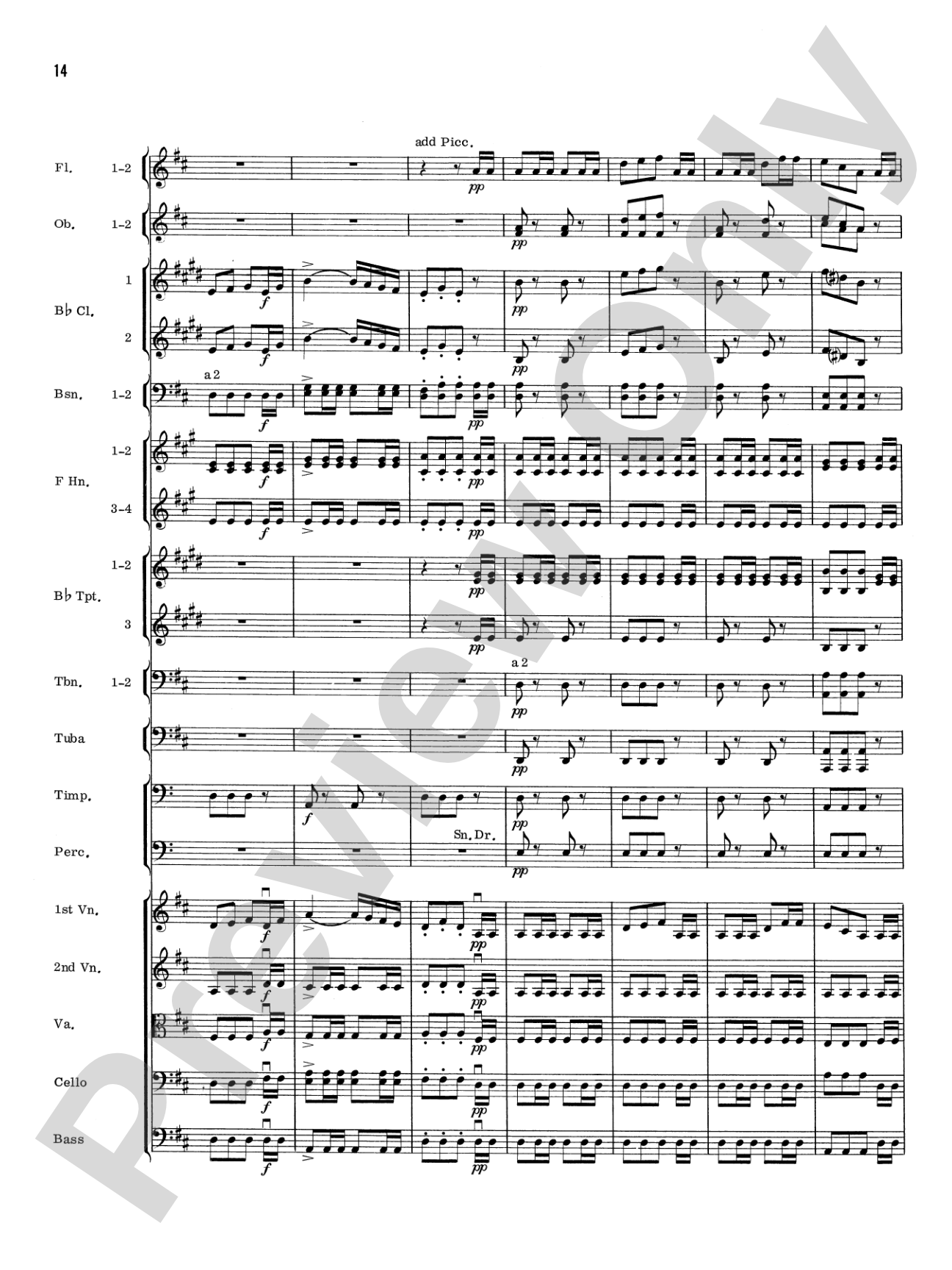 William Tell Overture: Full Orchestra Conductor Score & Parts