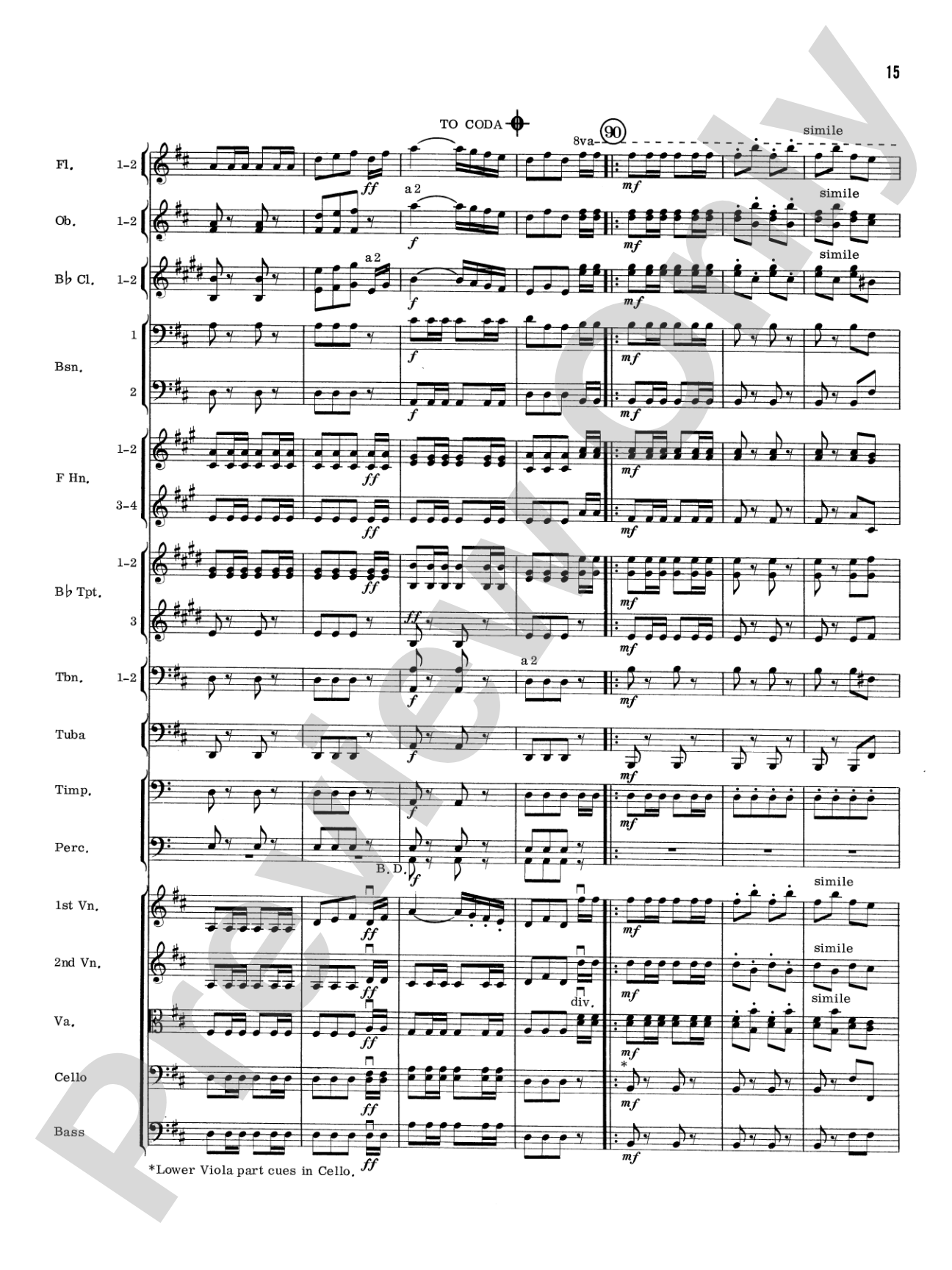 William Tell Overture: Full Orchestra Conductor Score & Parts