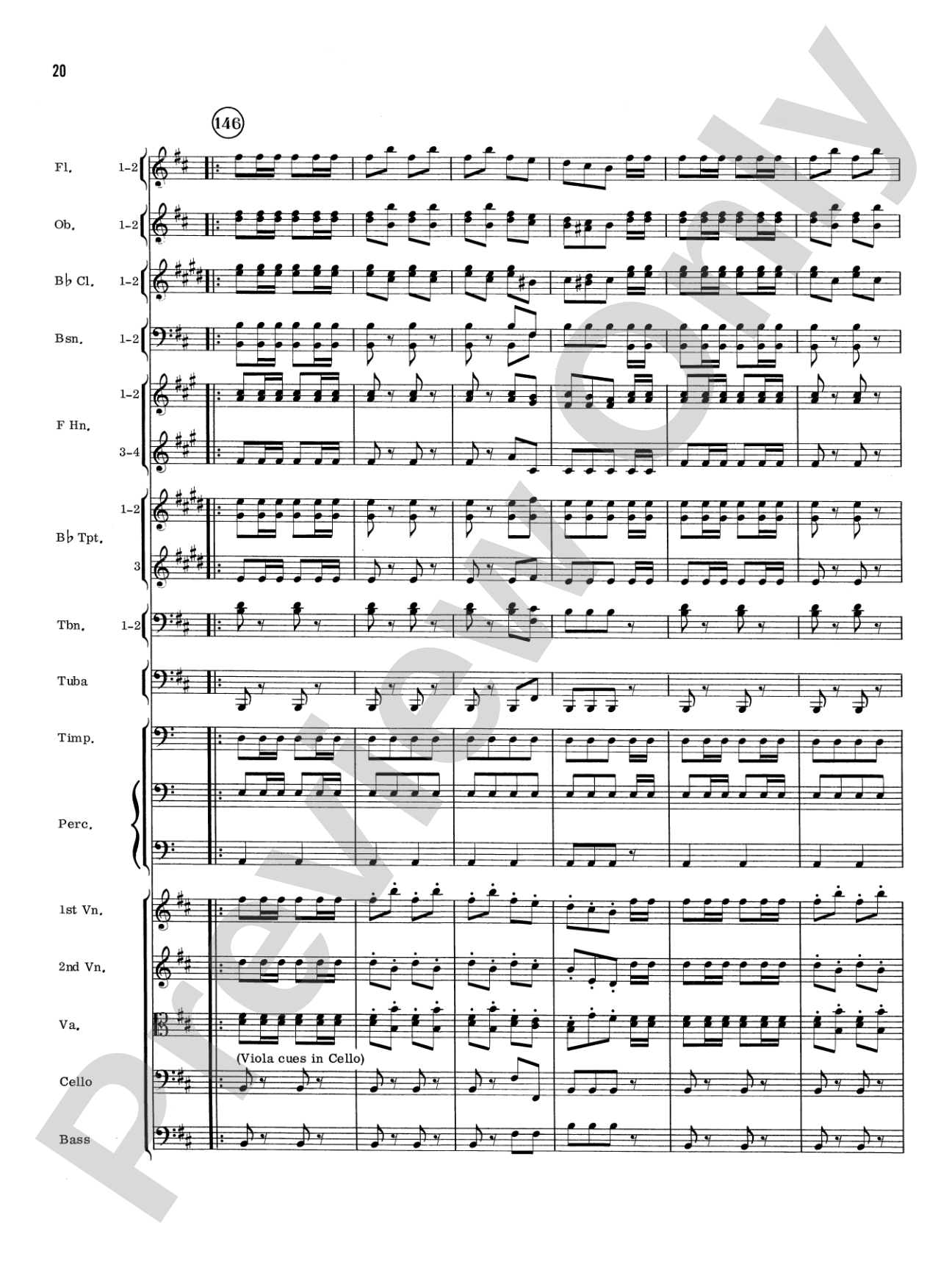 William Tell Overture: Full Orchestra Conductor Score & Parts