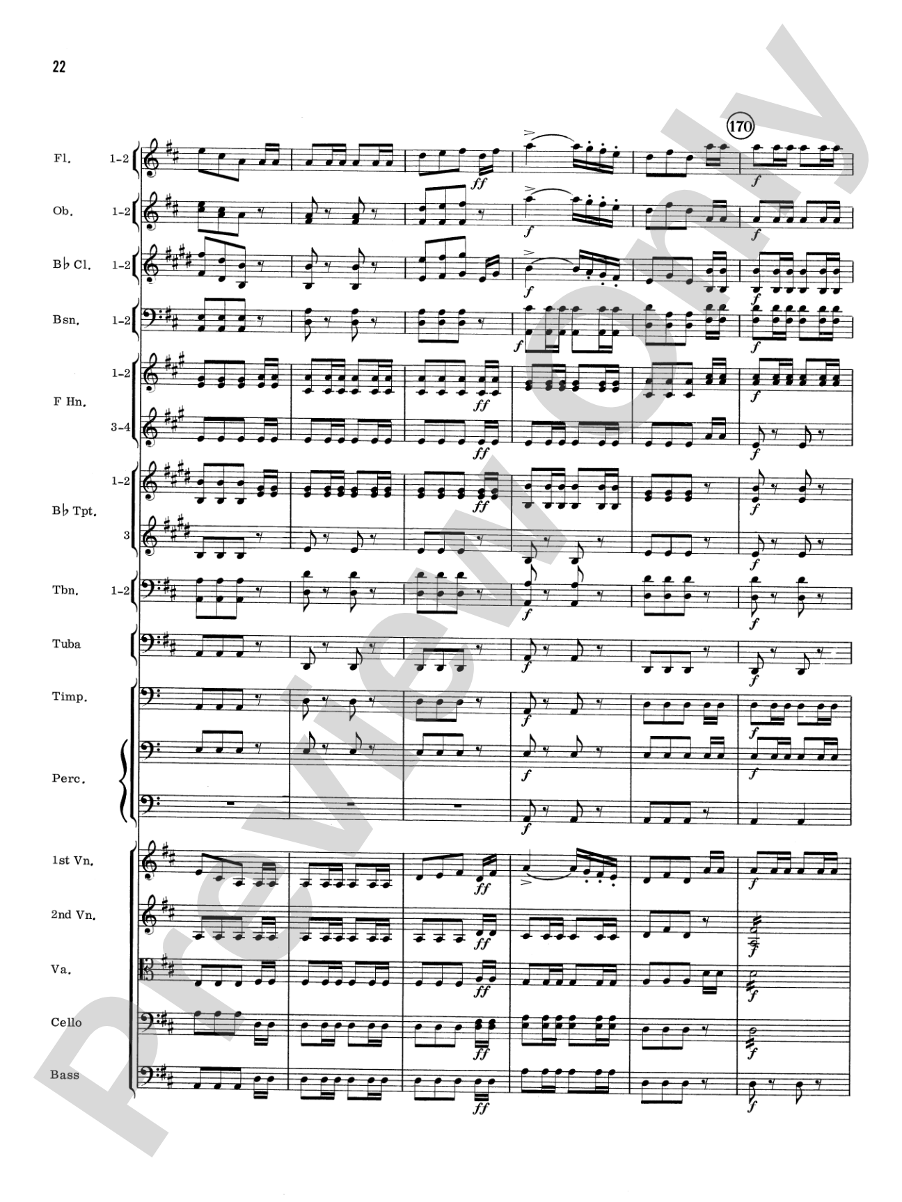 William Tell Overture: Full Orchestra Conductor Score & Parts