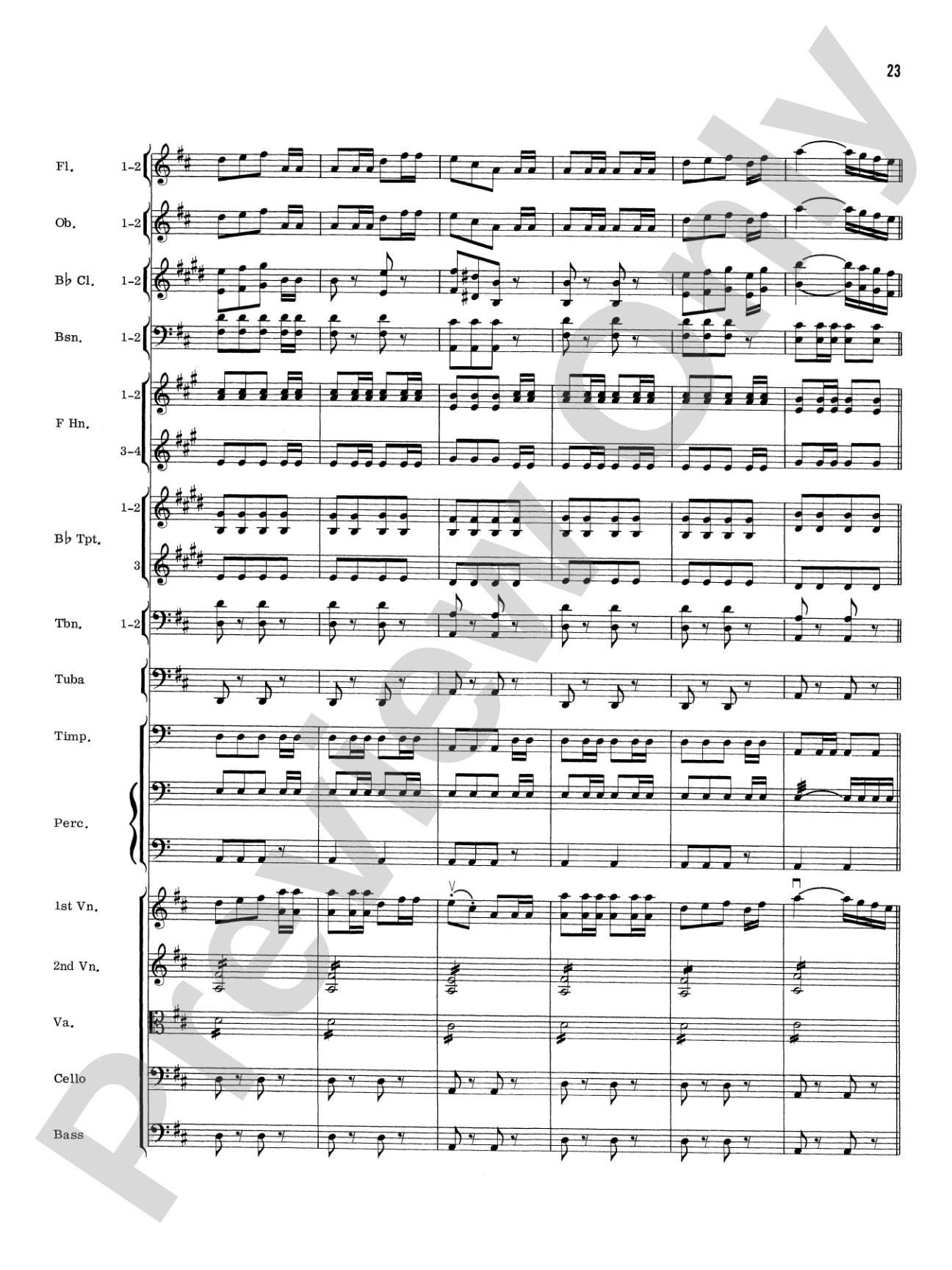 William Tell Overture: Full Orchestra Conductor Score & Parts